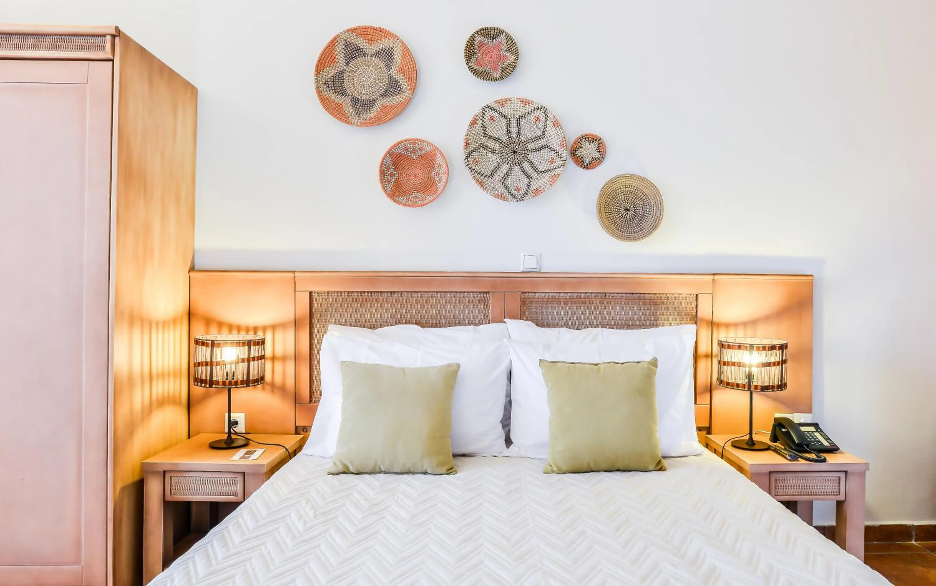 Bed in Varos Village Boutique Hotel