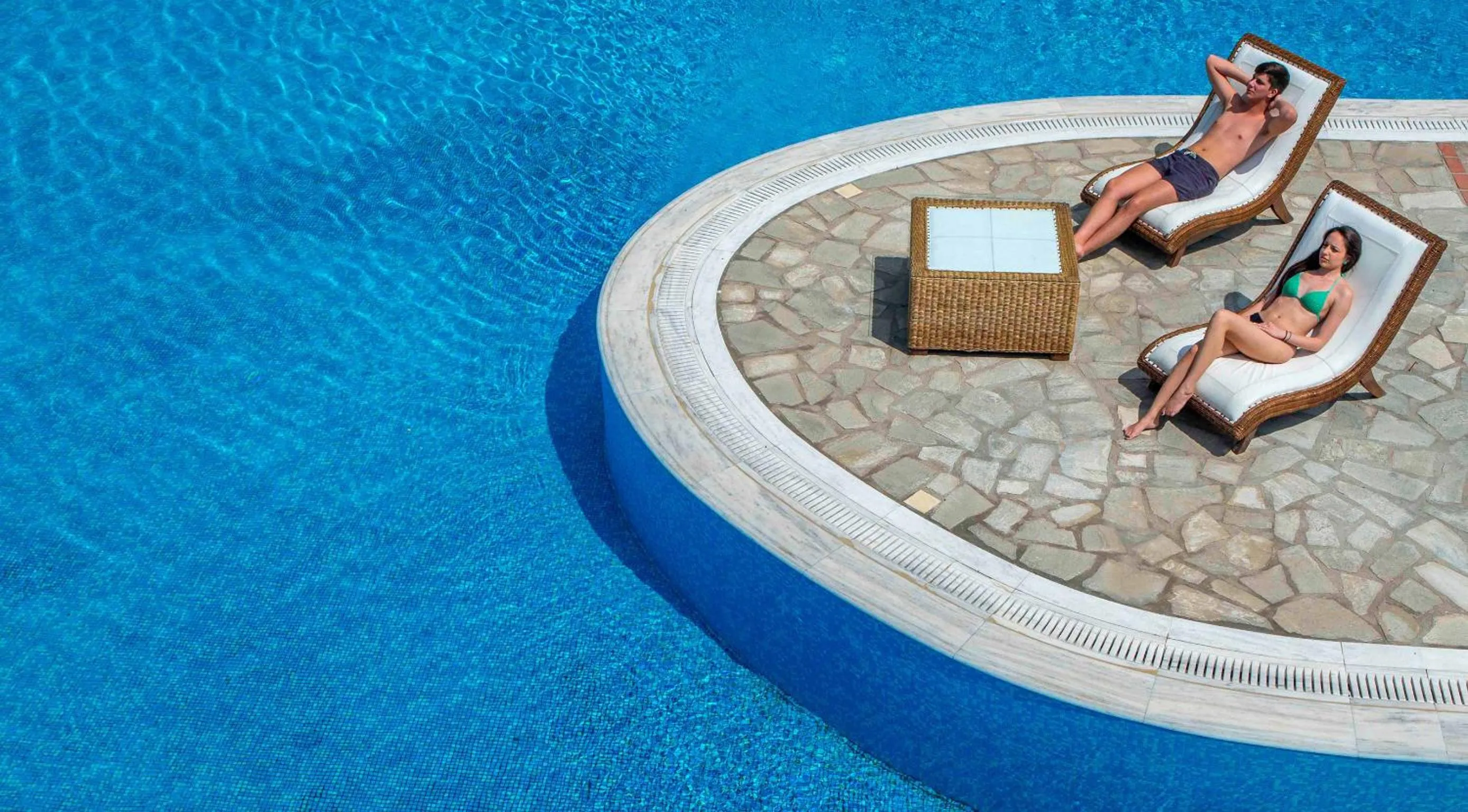 Swimming pool in Varos Village Boutique Hotel