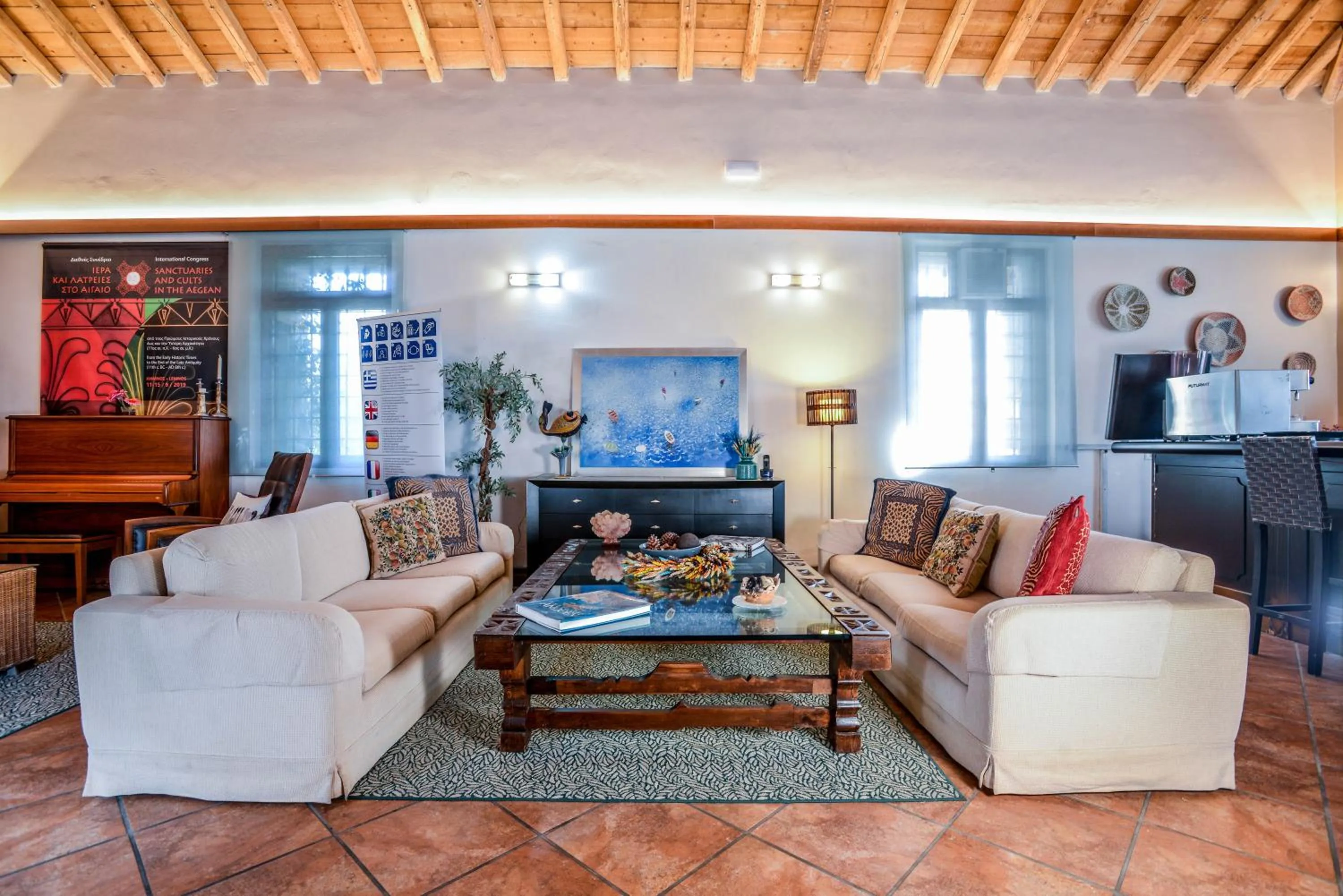 Lobby or reception in Varos Village Boutique Hotel