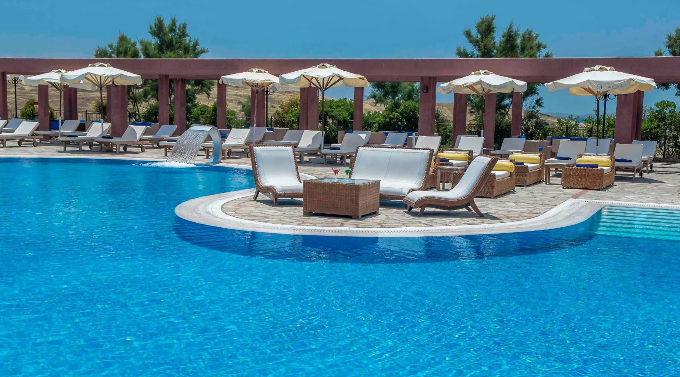 Swimming pool in Varos Village Boutique Hotel