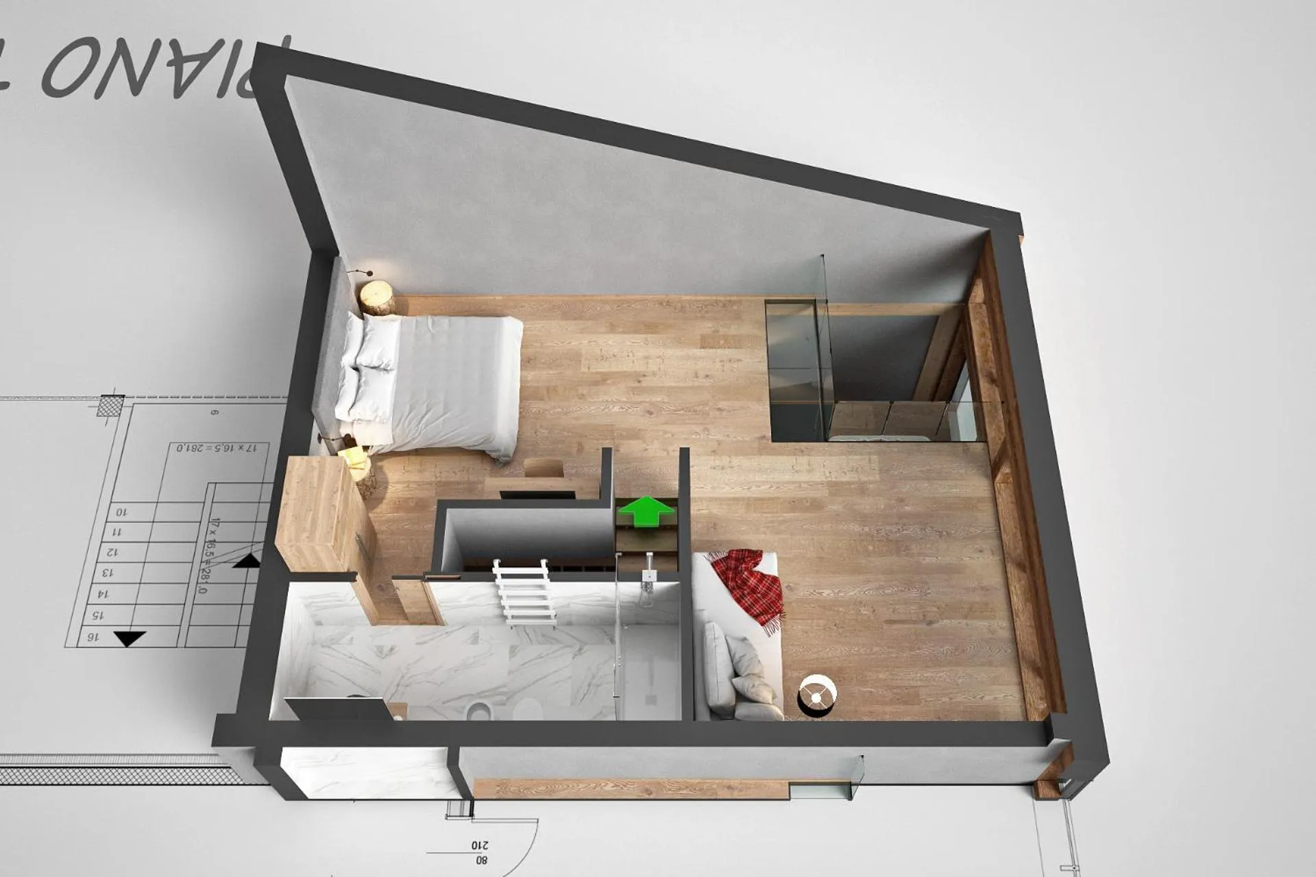 Floor plan in Aux Pieds du Roi - Suite & Spa