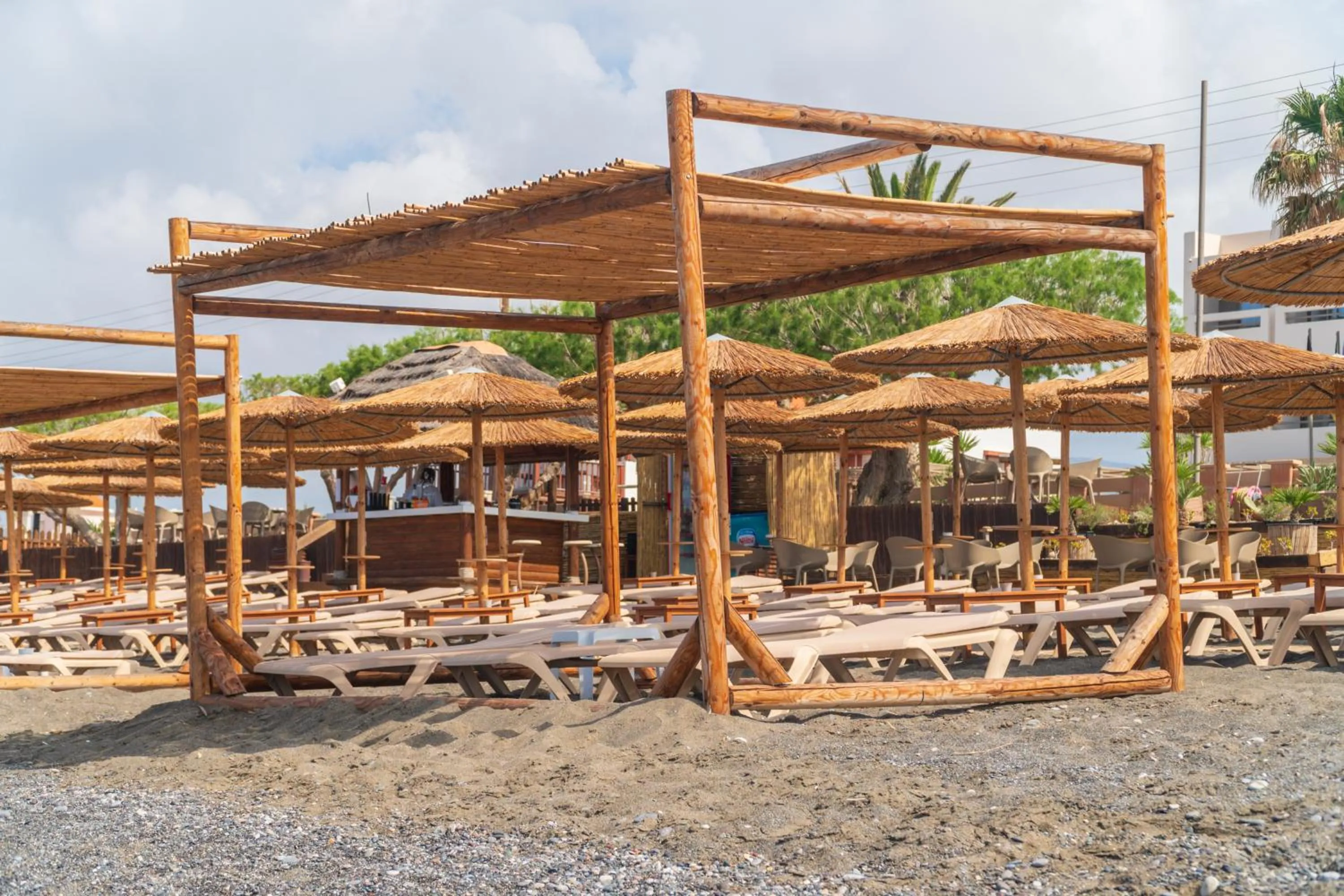 Beach in Tylissos Beach Hotel - Adults Only