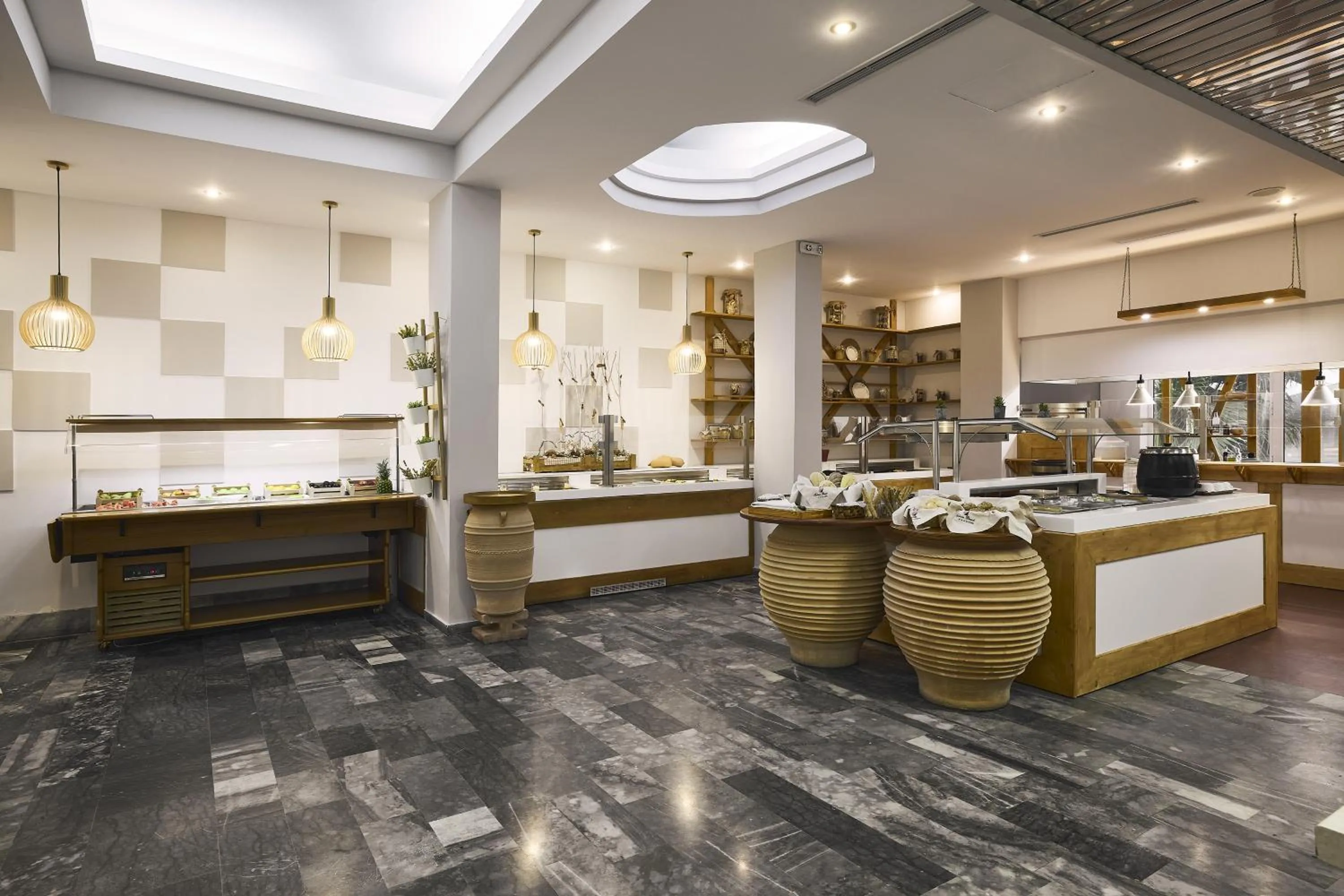 Buffet breakfast in Tylissos Beach Hotel - Adults Only