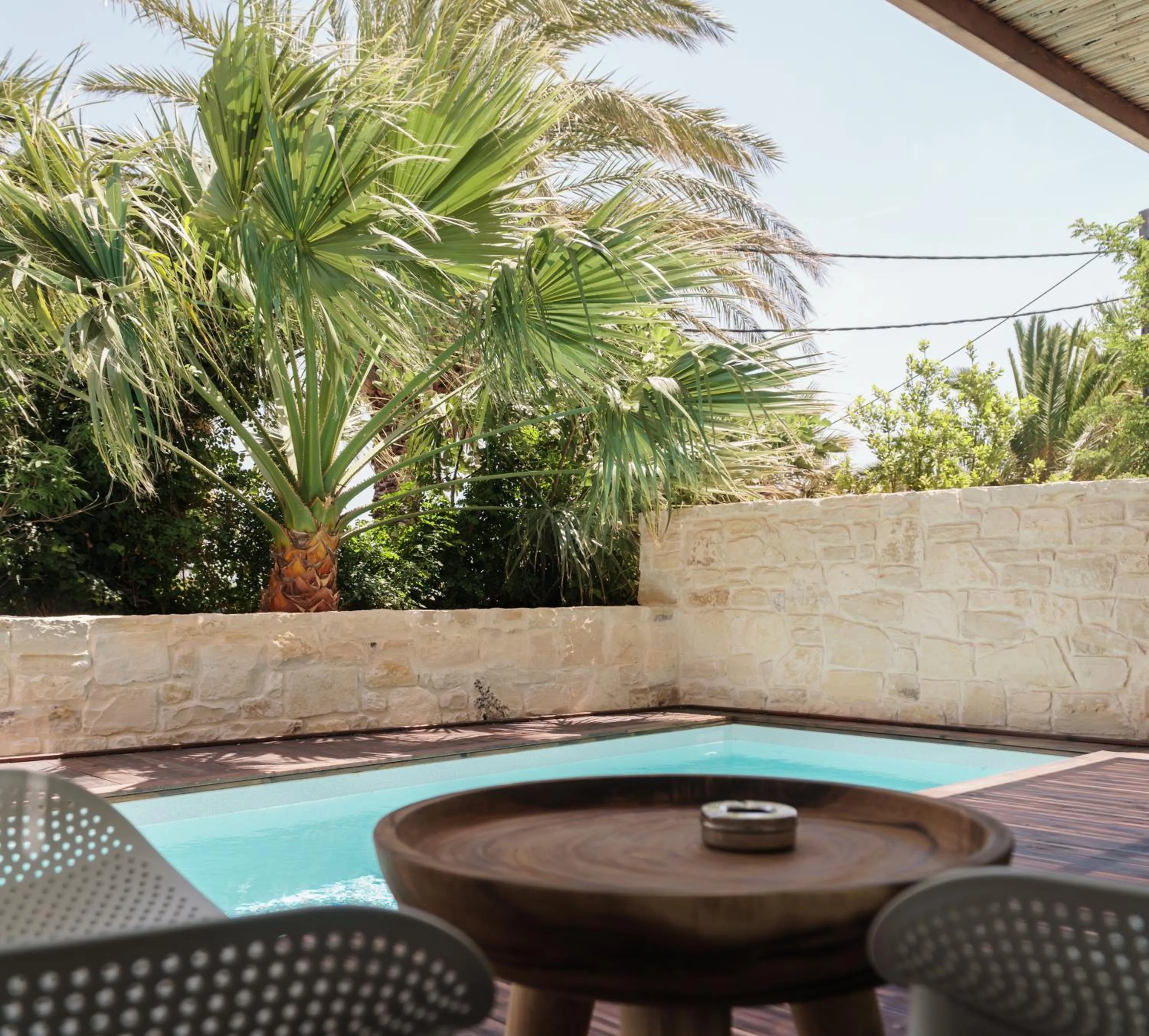 Patio in Tylissos Beach Hotel - Adults Only