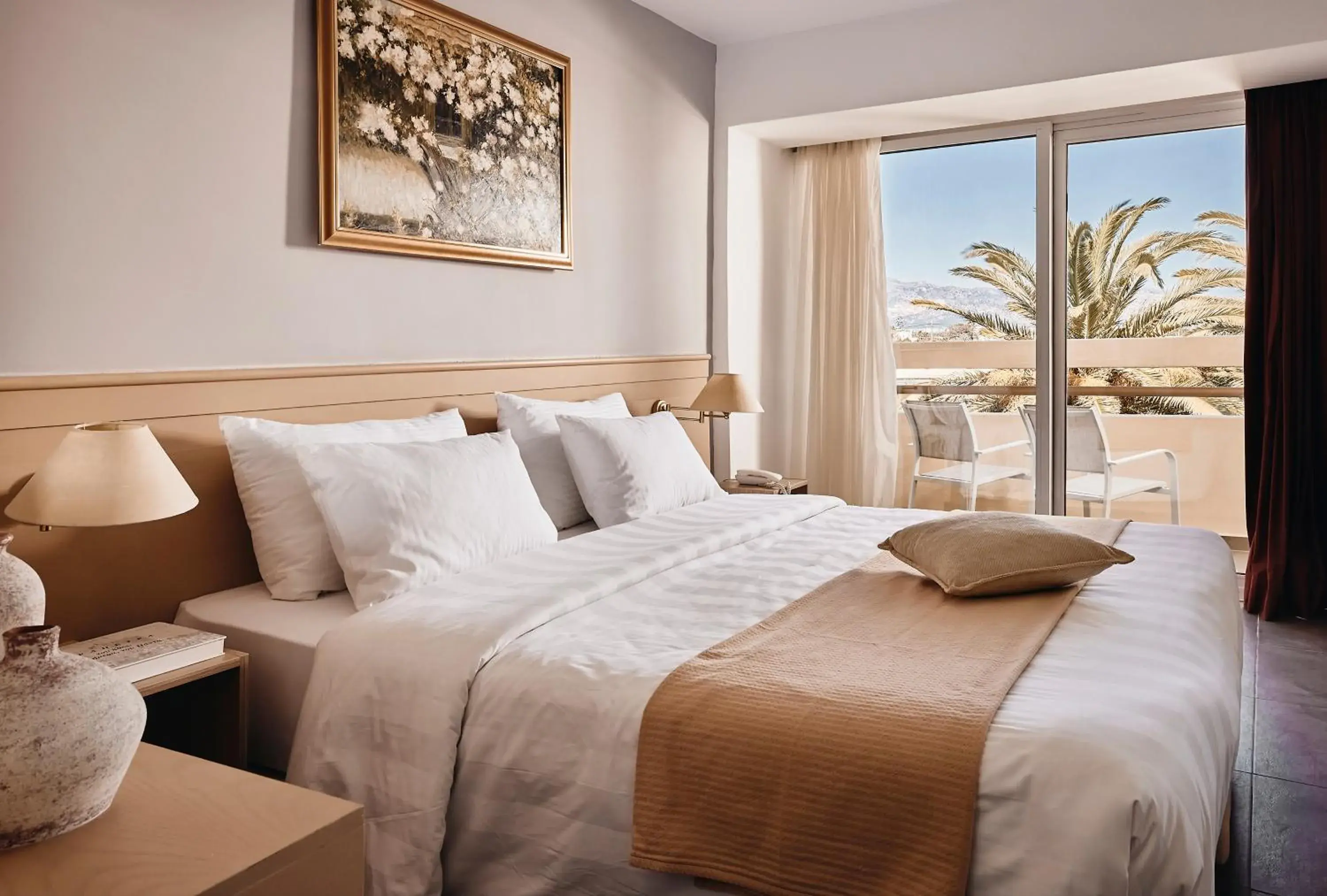 Double Room with Garden View - single occupancy in Tylissos Beach Hotel - Adults Only Double Room with Garden View - single occupancy in Tylissos Beach Hotel - Adults Only