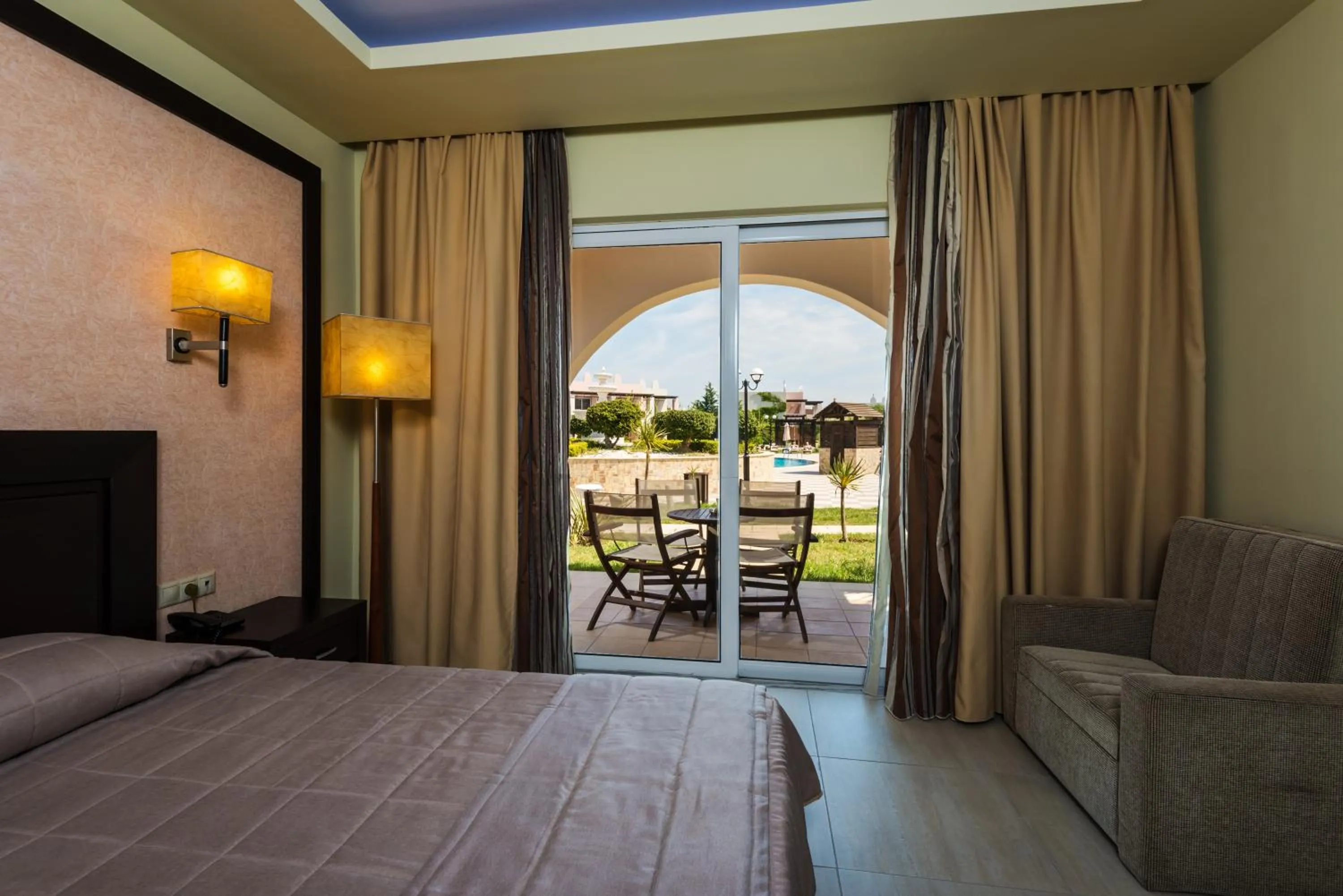 Bedroom, Bed in Gaia Palace