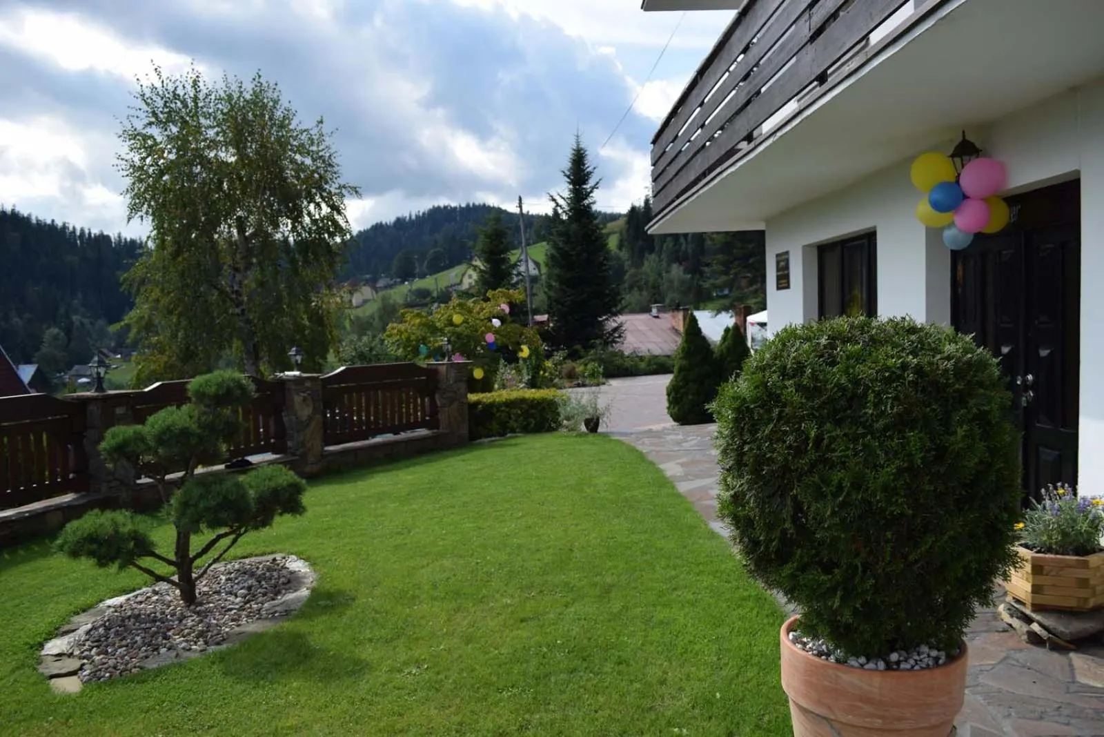 Garden view in Irena