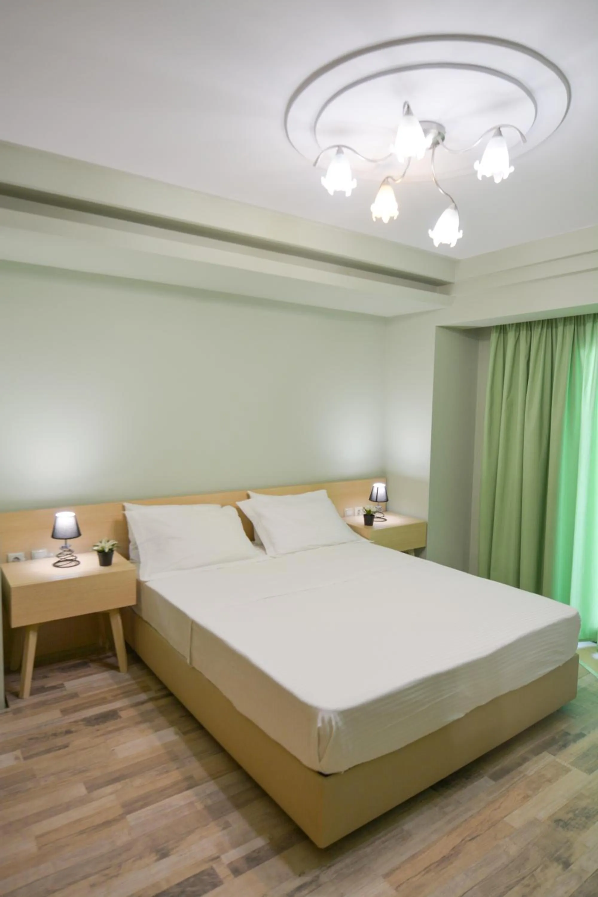 Bed in Perinthos Hotel