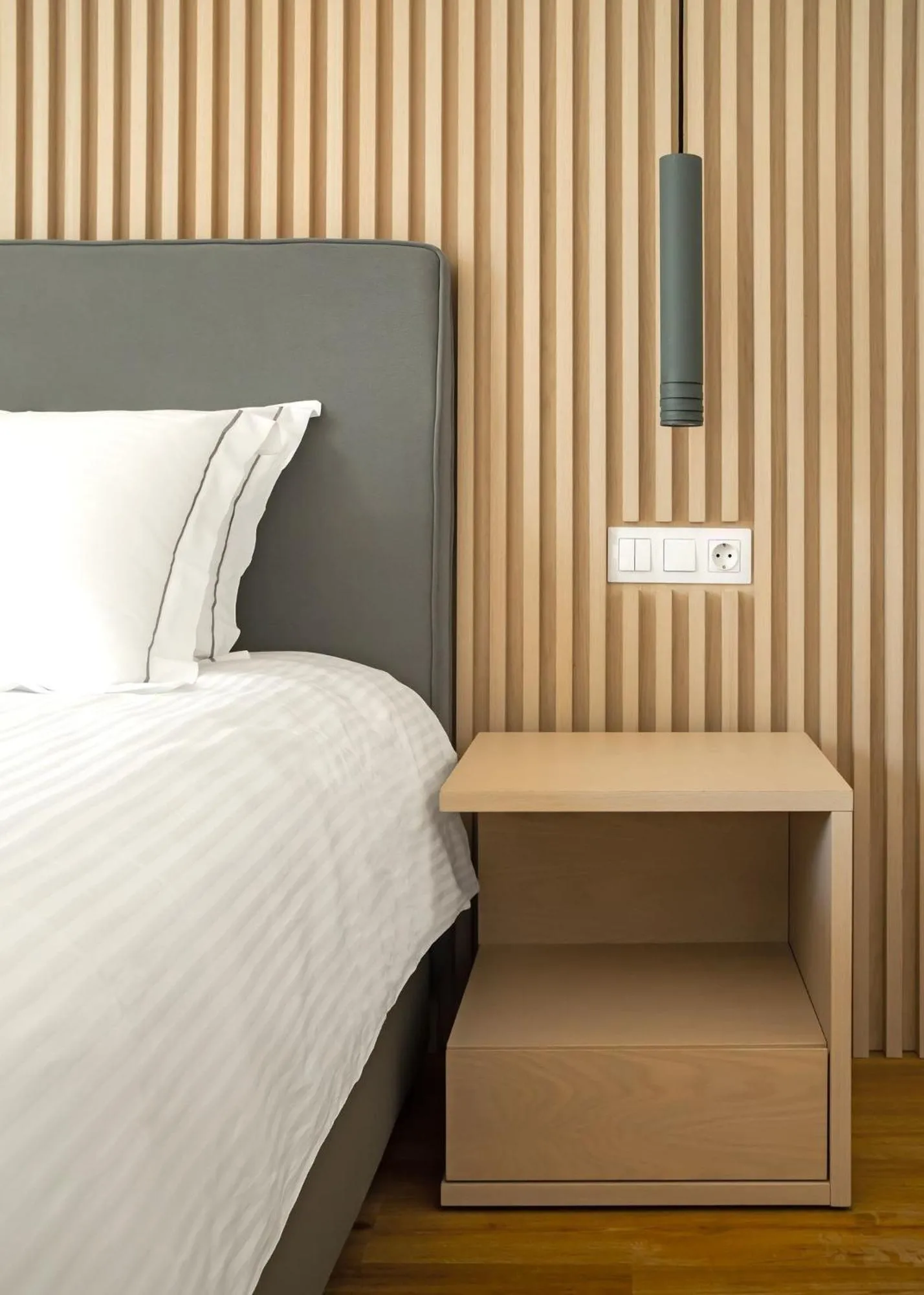 Bed in Glyfada Riviera Hotel