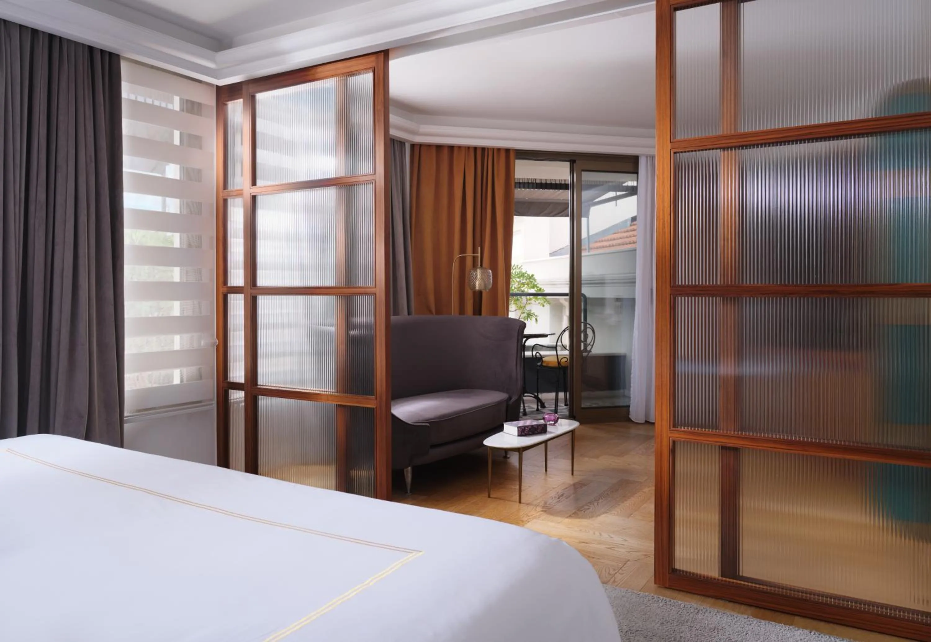 Living room, Bed in The Excelsior - Small Luxury Hotels of the World