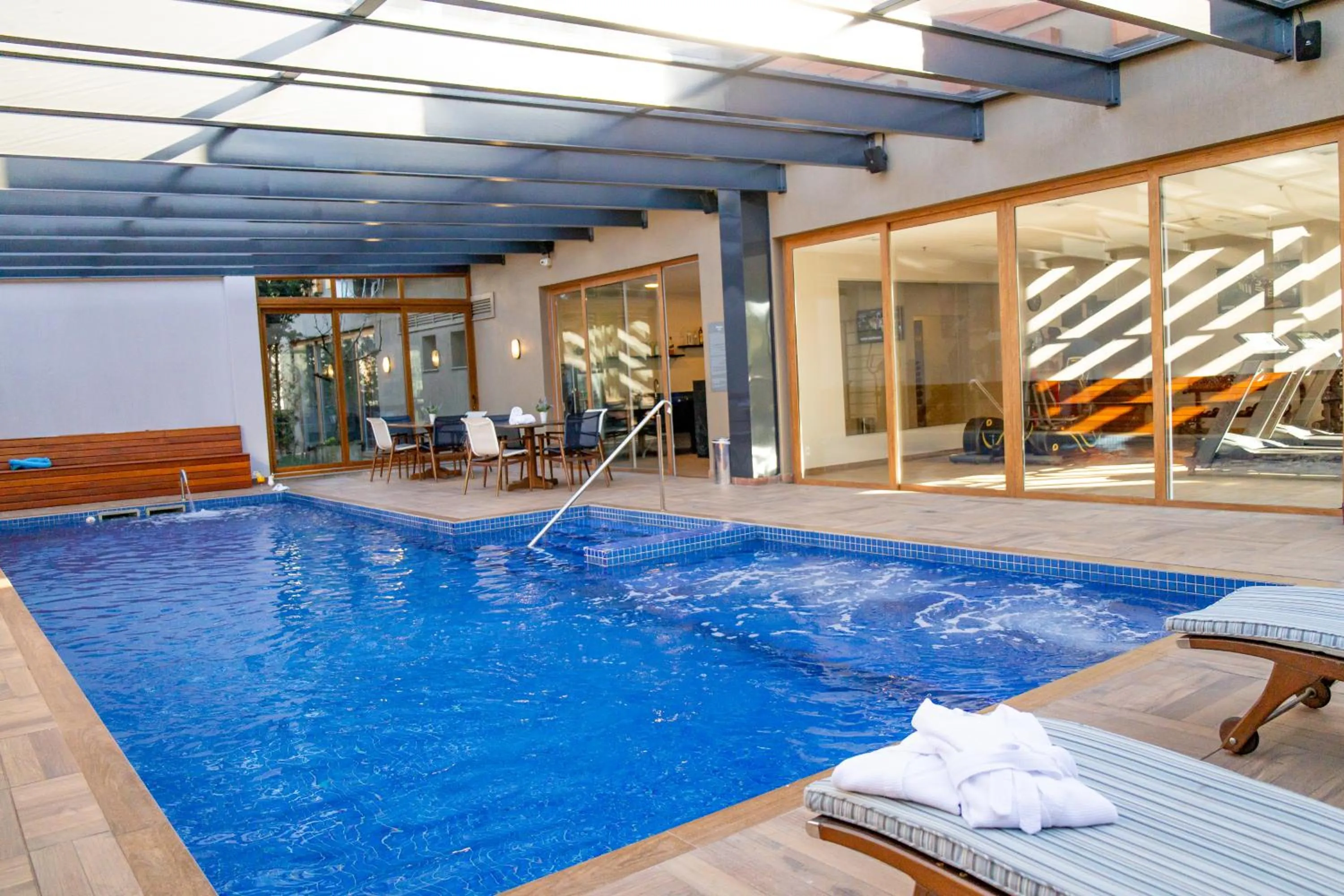 Pool view in Prodigy Gramado by Wish