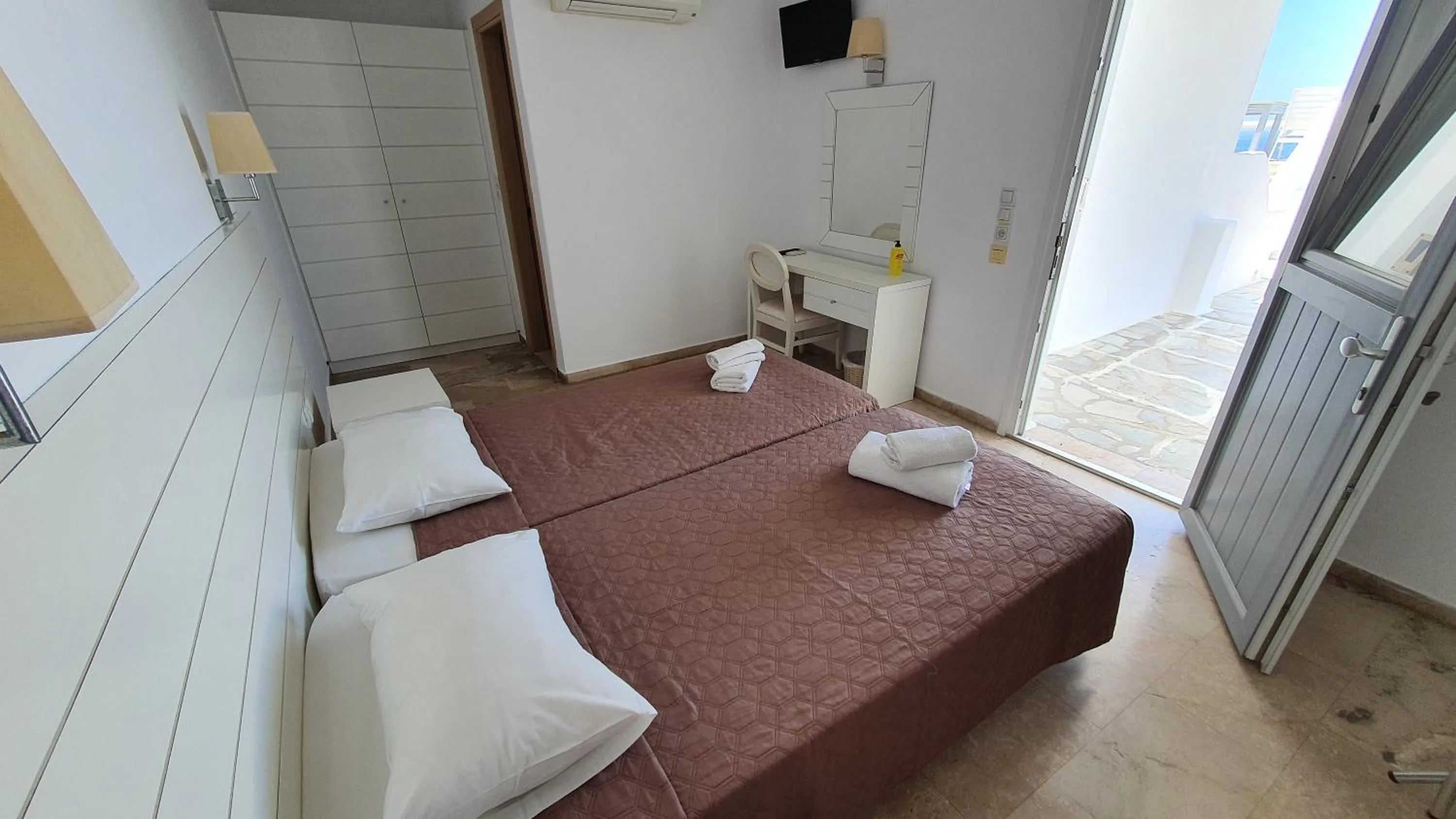 Bed in Hotel Gorgona