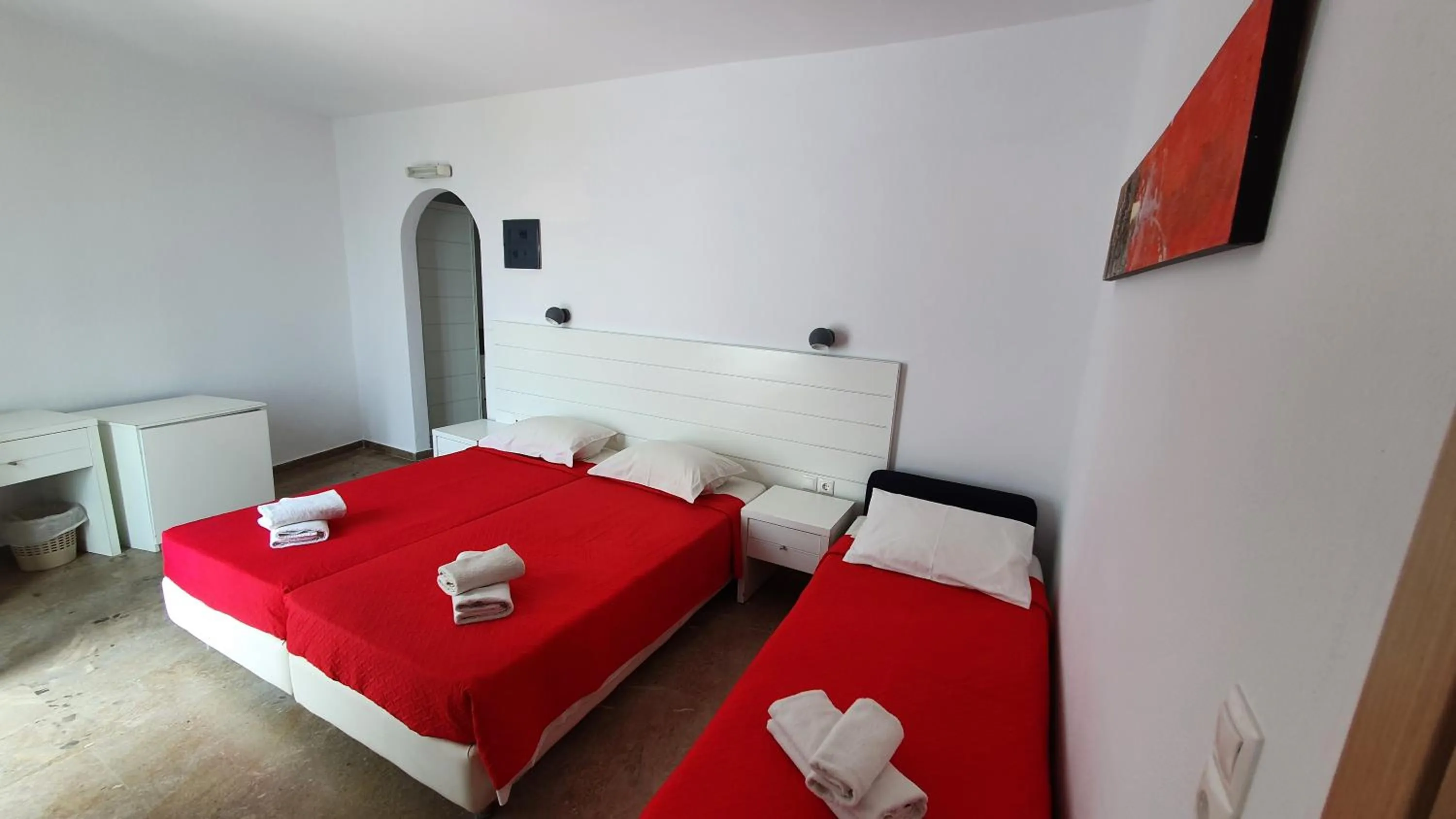 Bed in Hotel Gorgona