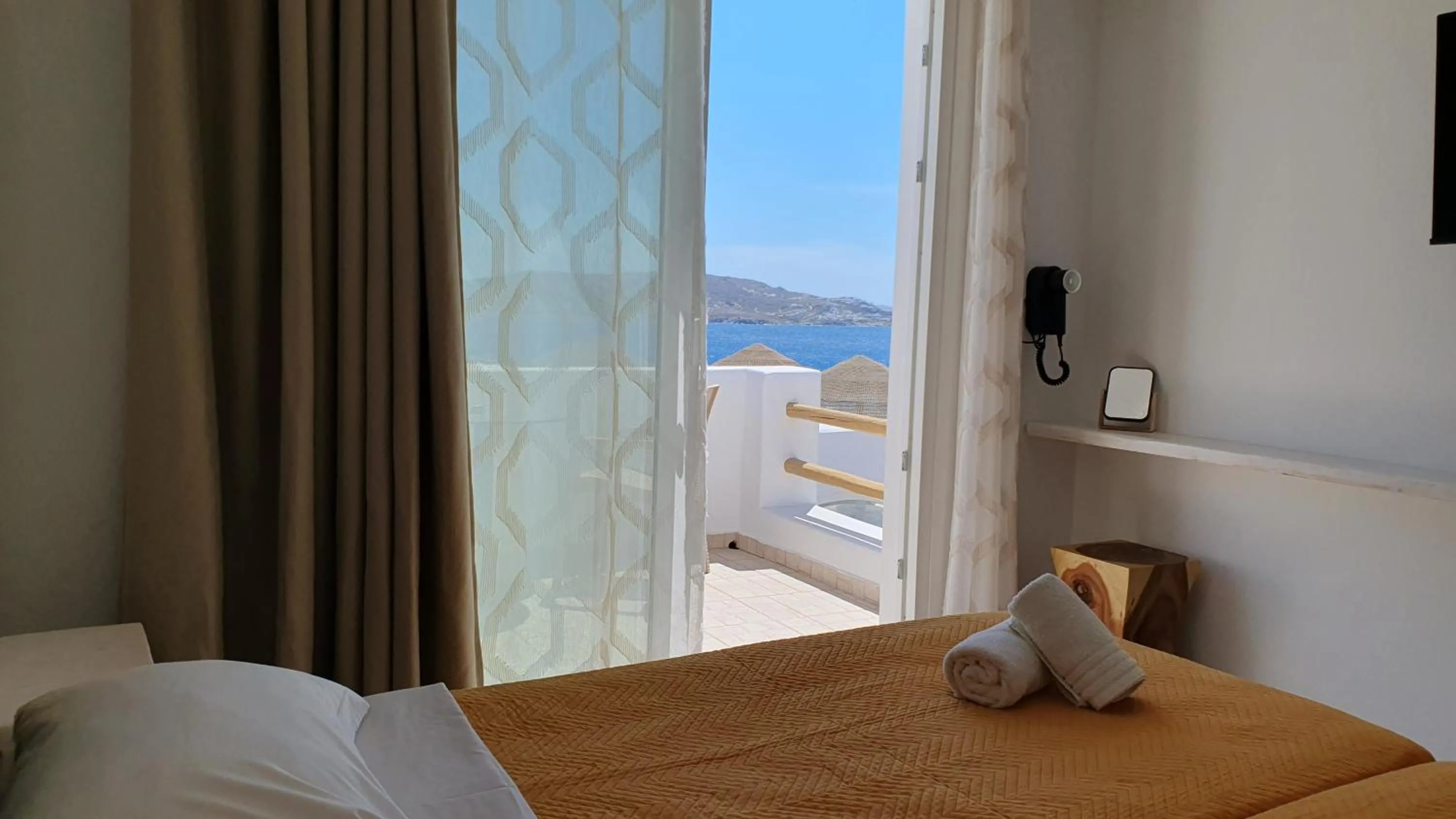 Bed in Hotel Gorgona