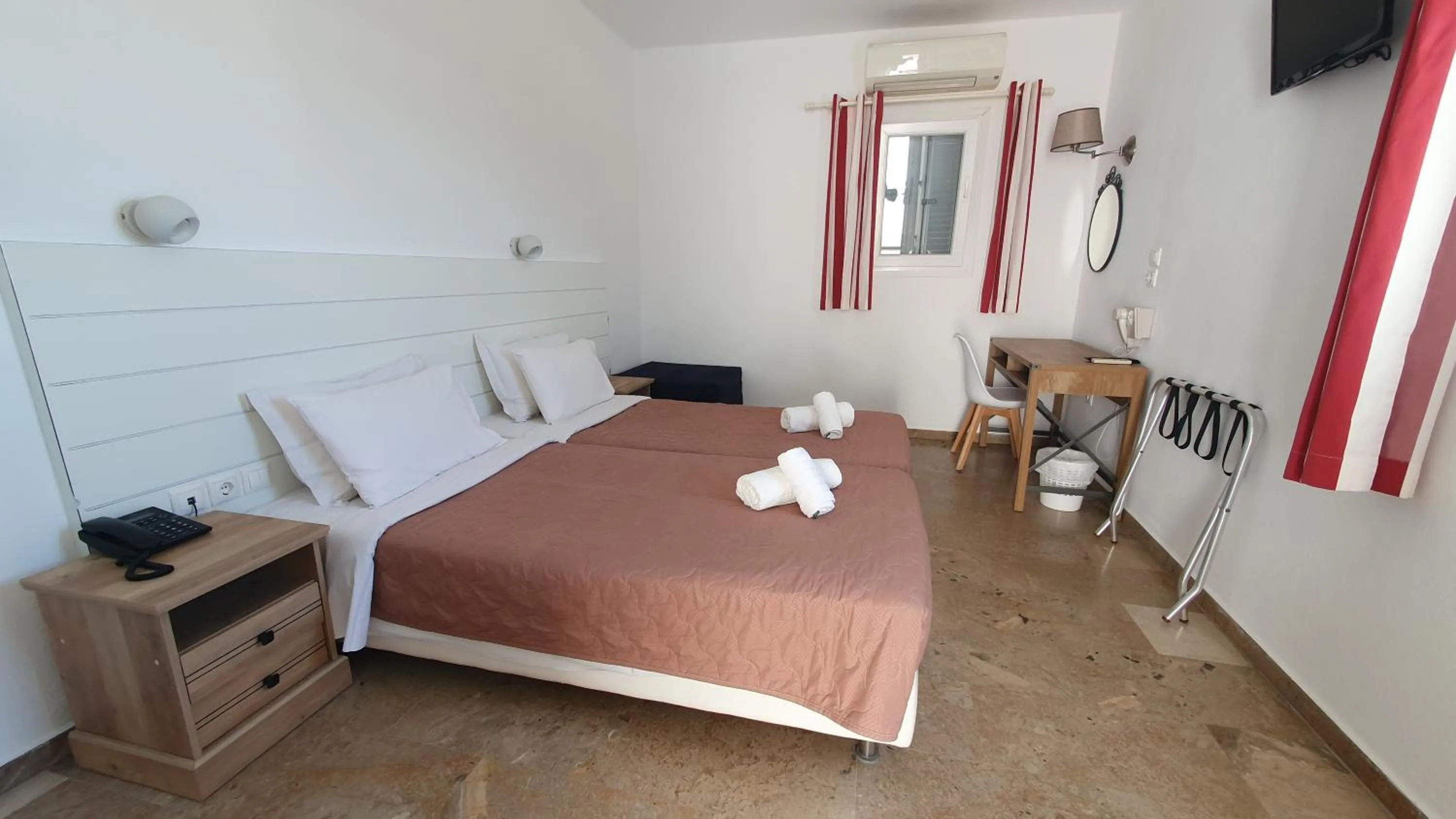 Bed in Hotel Gorgona