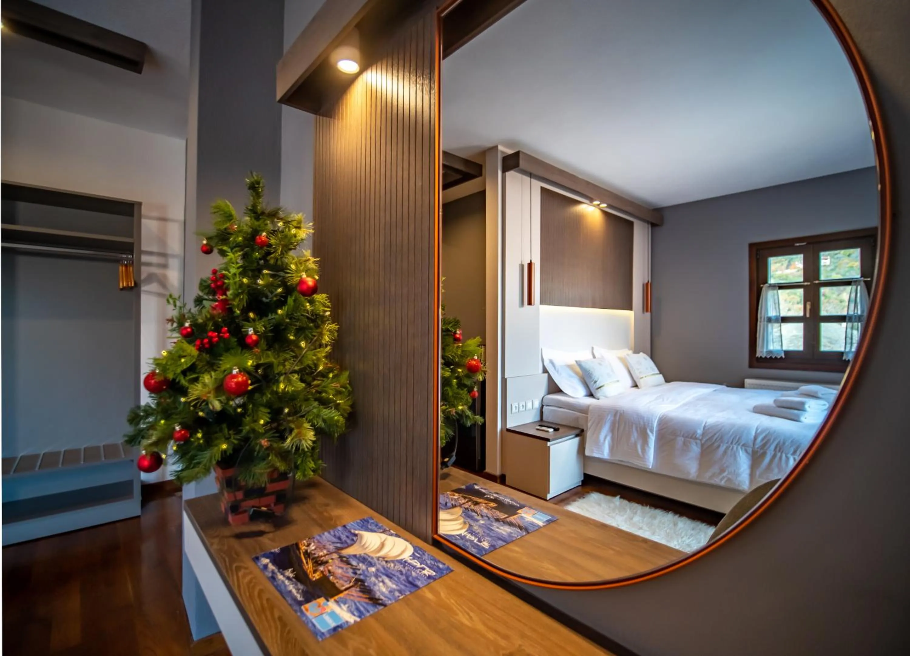 Bed in Erofili Hotel & Suites