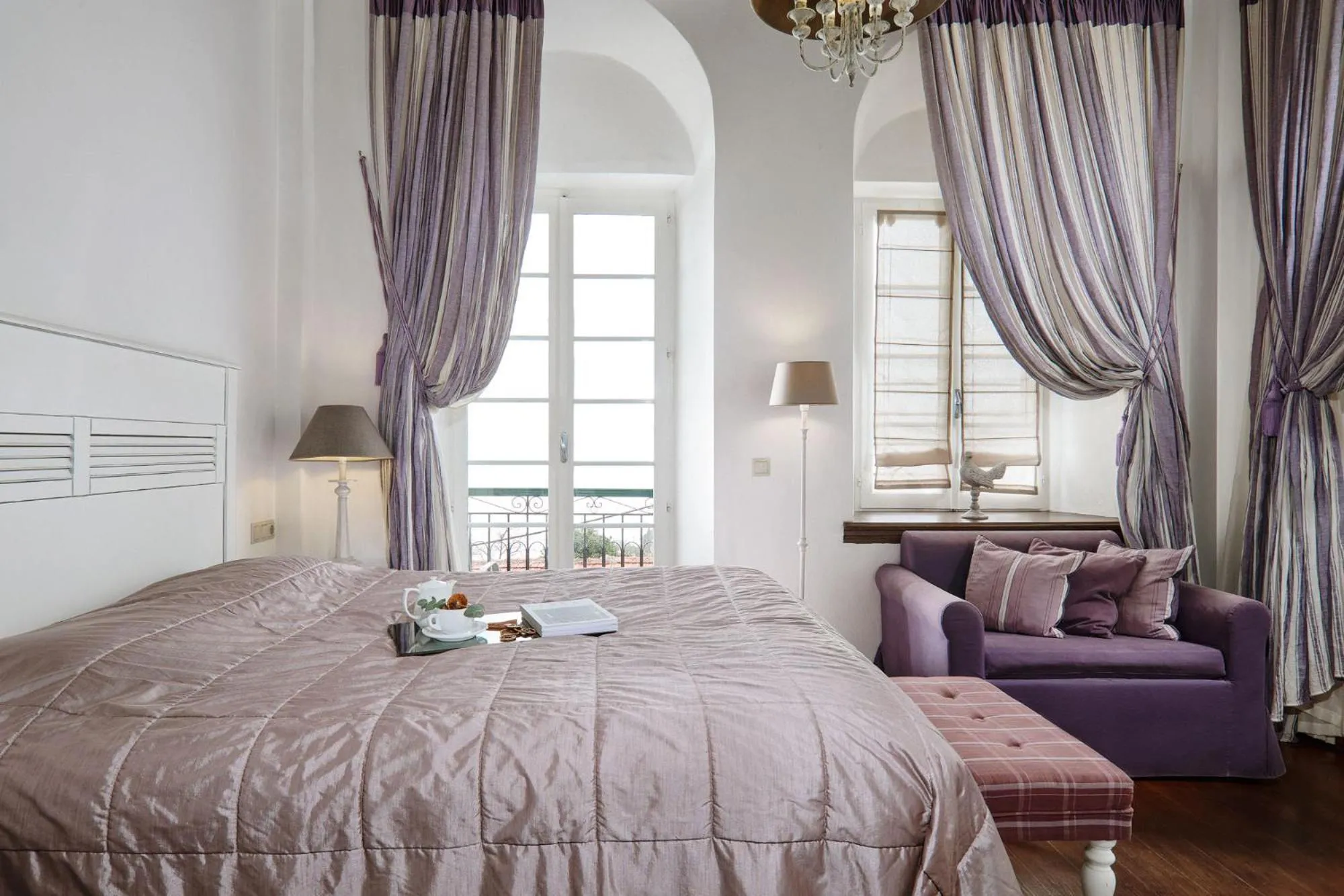 View (from property/room), Bed in Despotiko