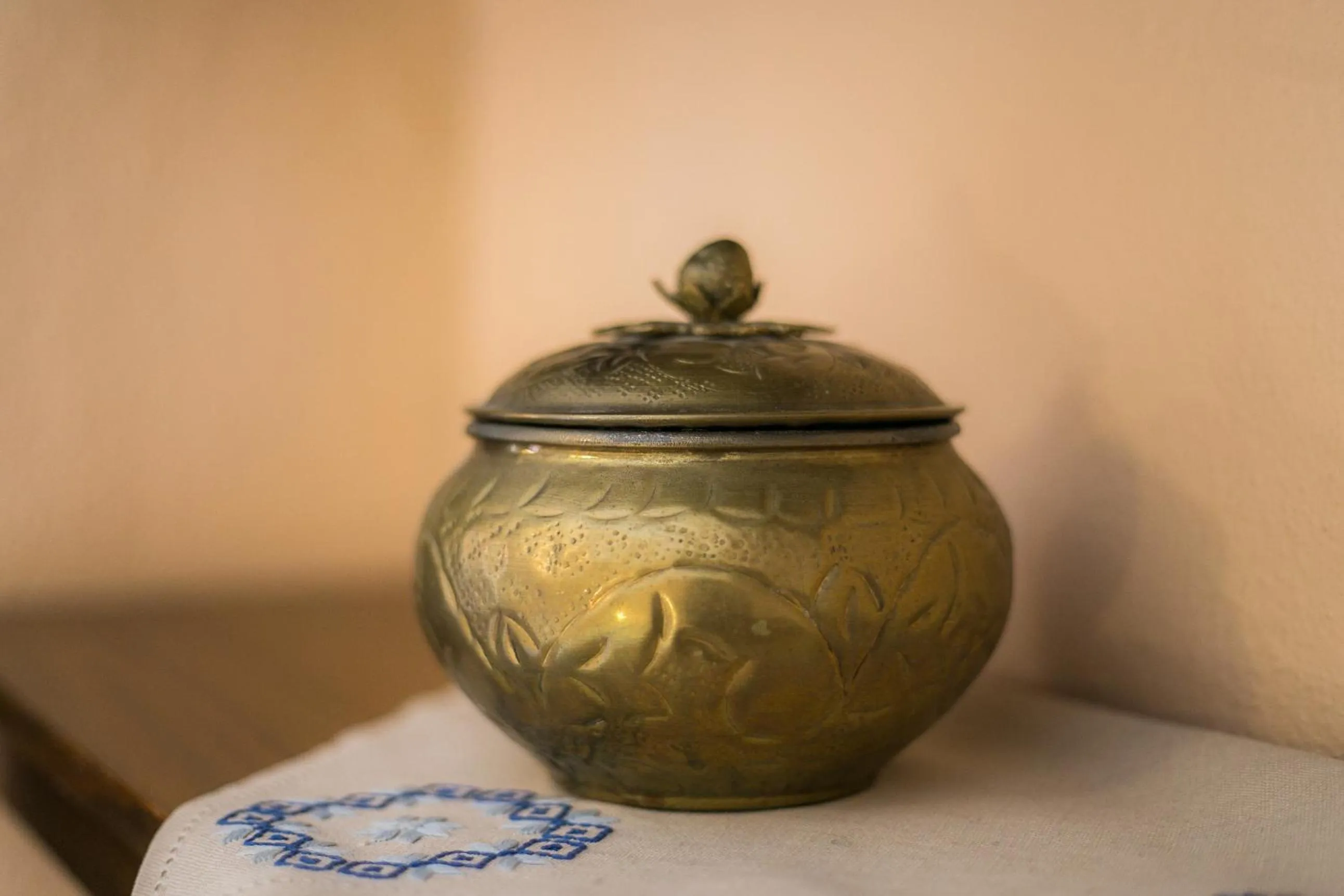 Decorative detail in Gastronomy Hotel Kritsa