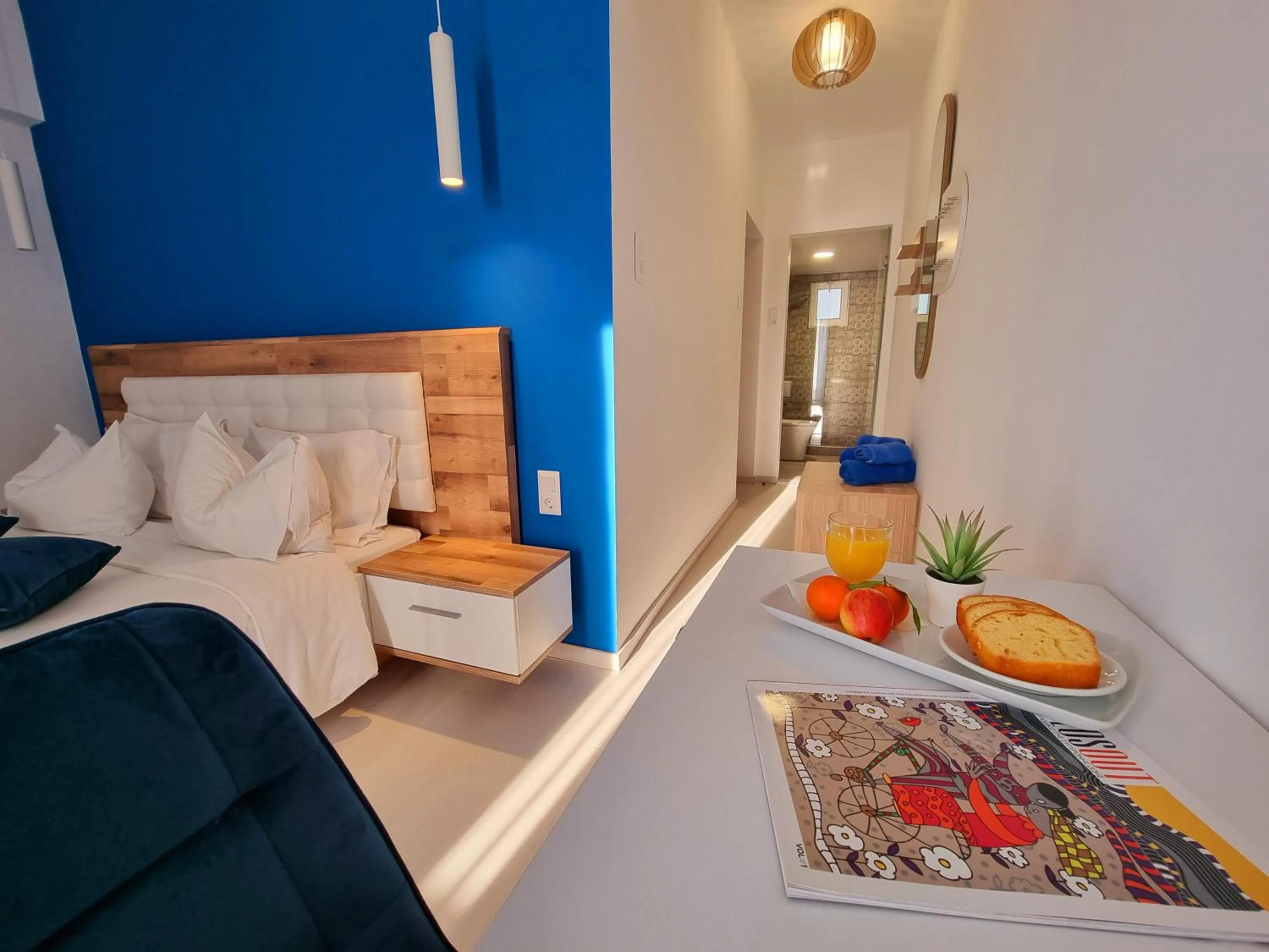 Bedroom, Bed in Hotel Nefeli