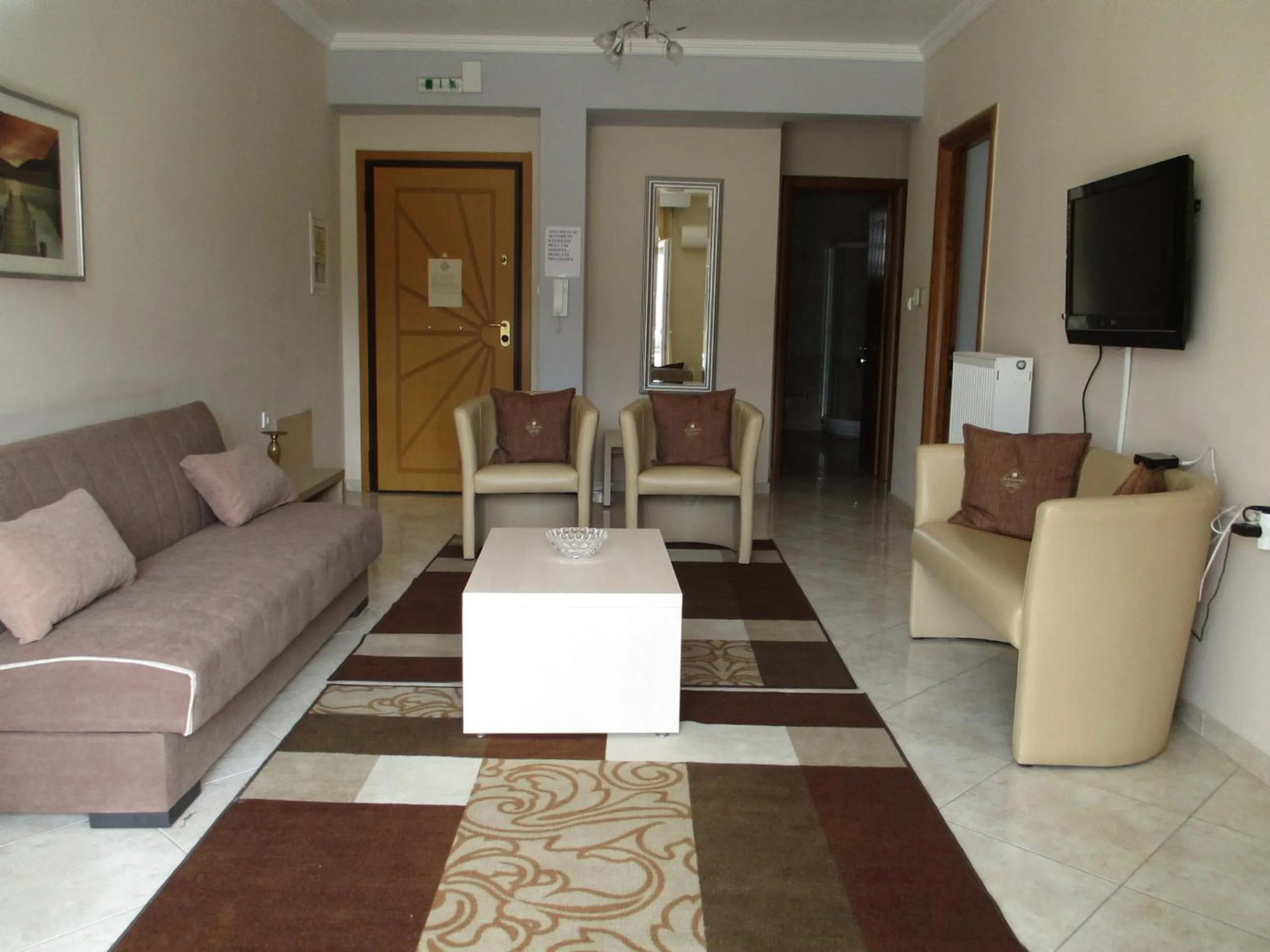 Living room in Kyknos De Luxe Suites & Rooms