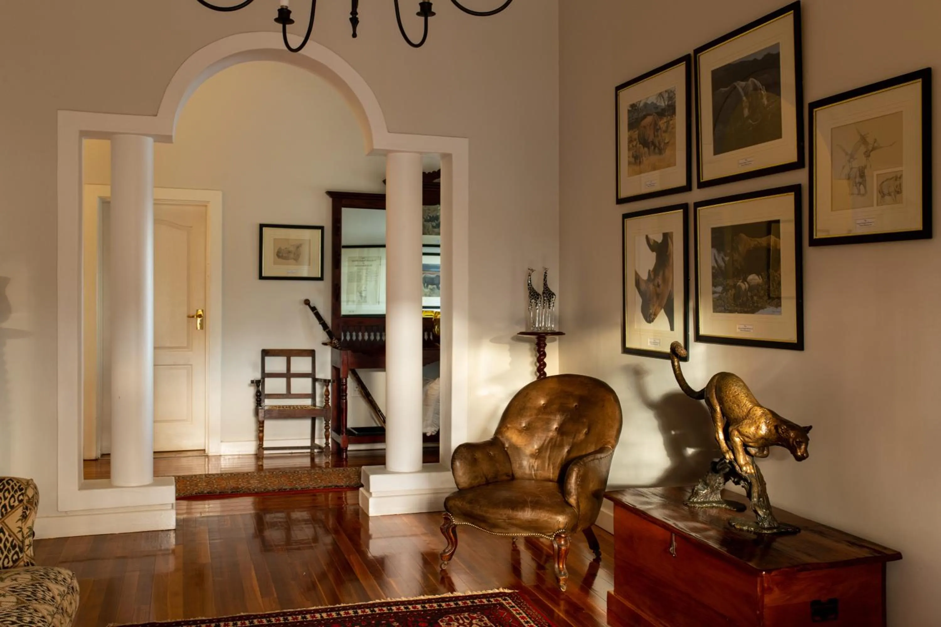 Seating area in Founders Lodge by Mantis