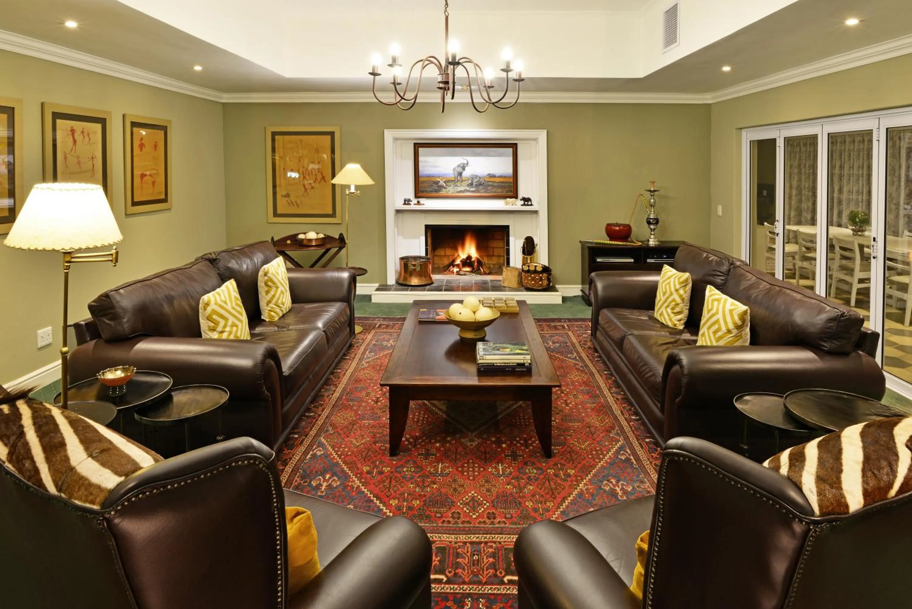 Communal lounge/ TV room in Founders Lodge by Mantis