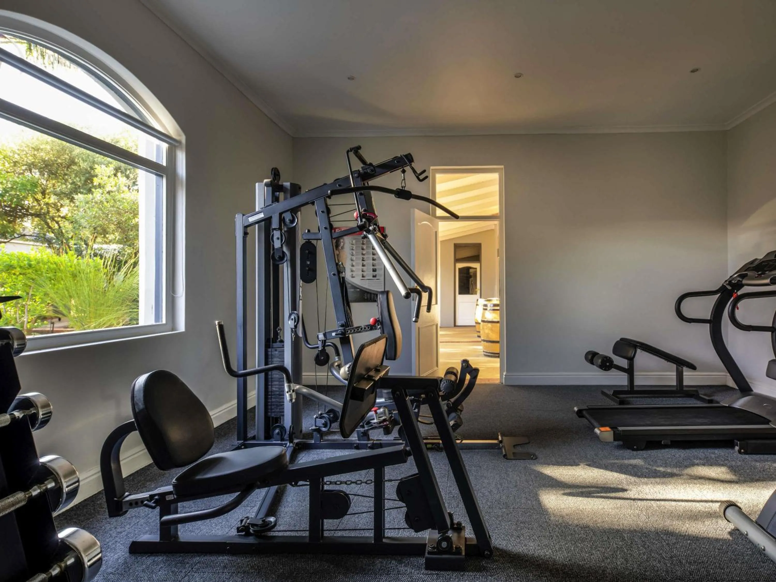 Fitness centre/facilities in Founders Lodge by Mantis