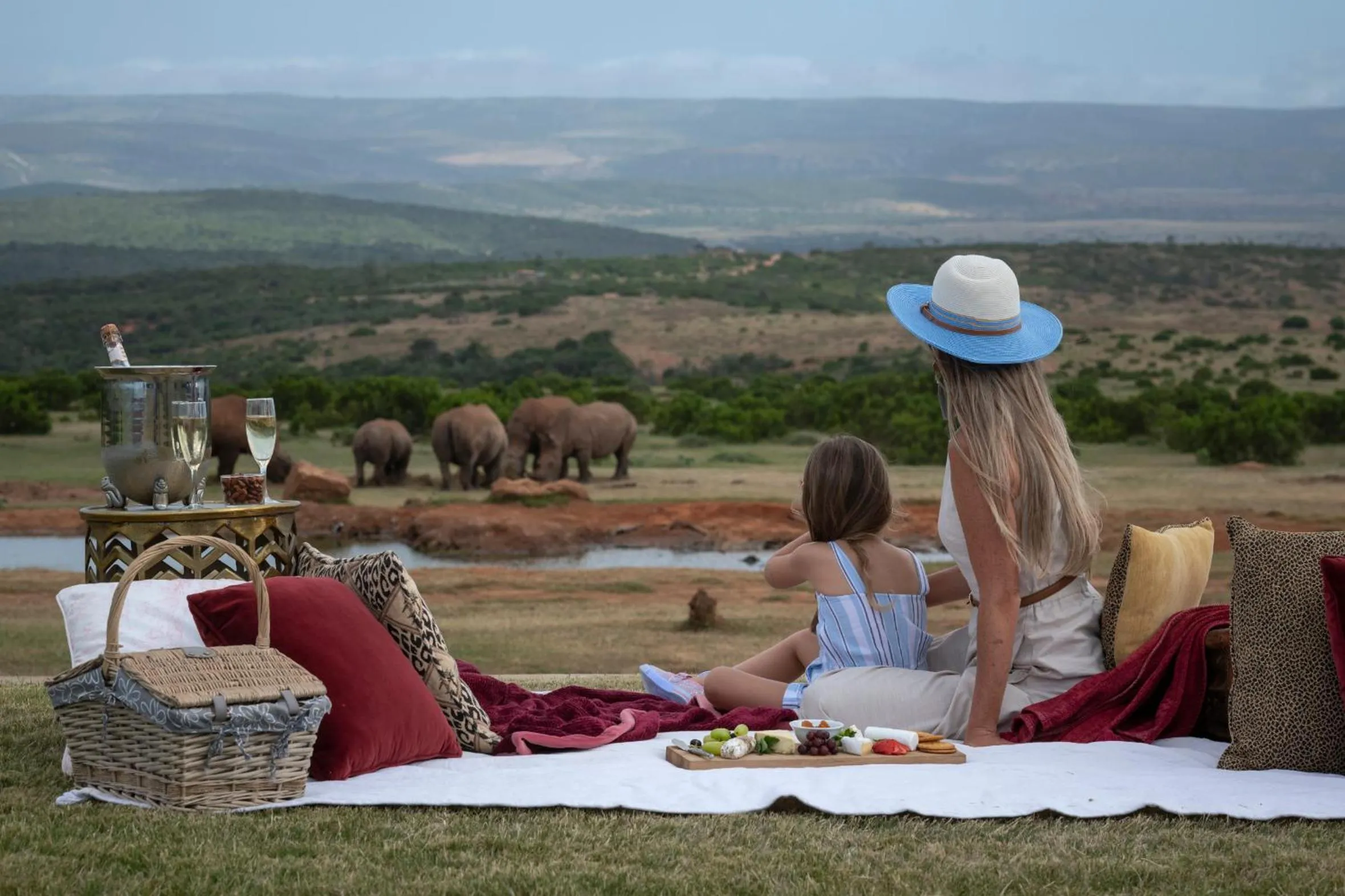children in Founders Lodge by Mantis