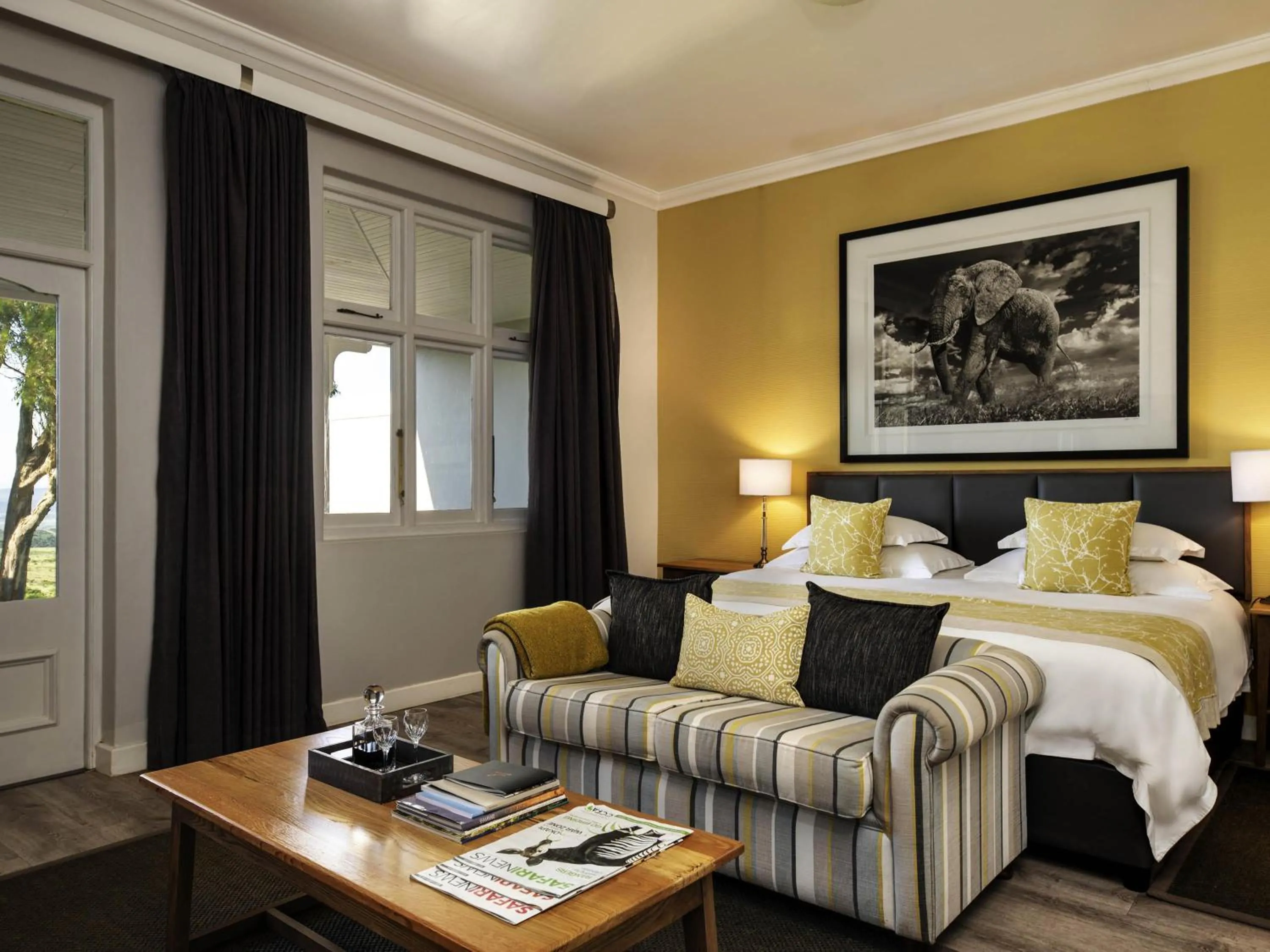 Bedroom, Bed in Founders Lodge by Mantis