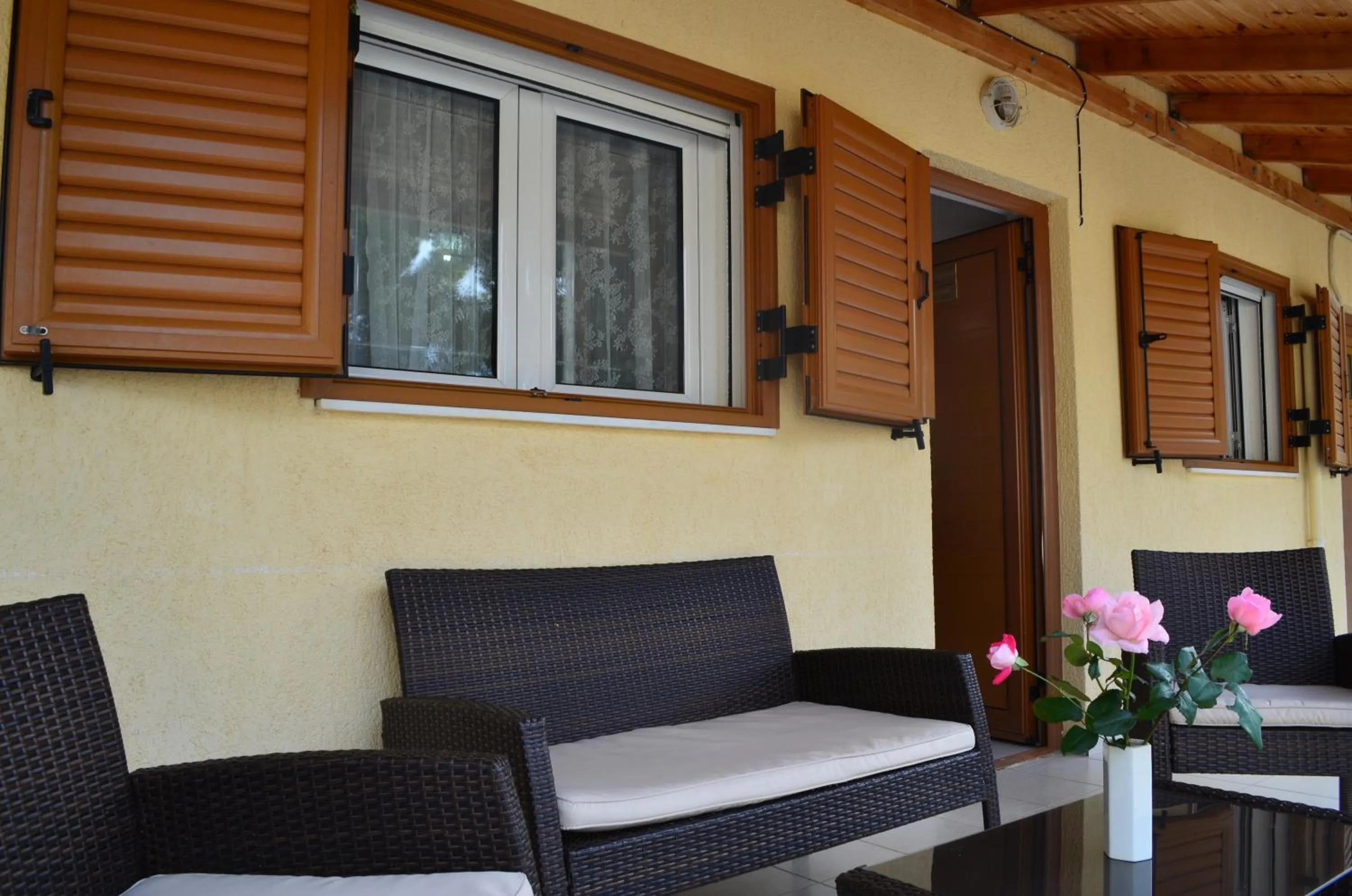 Balcony/Terrace in Chrissa Camping Rooms & Bungalows