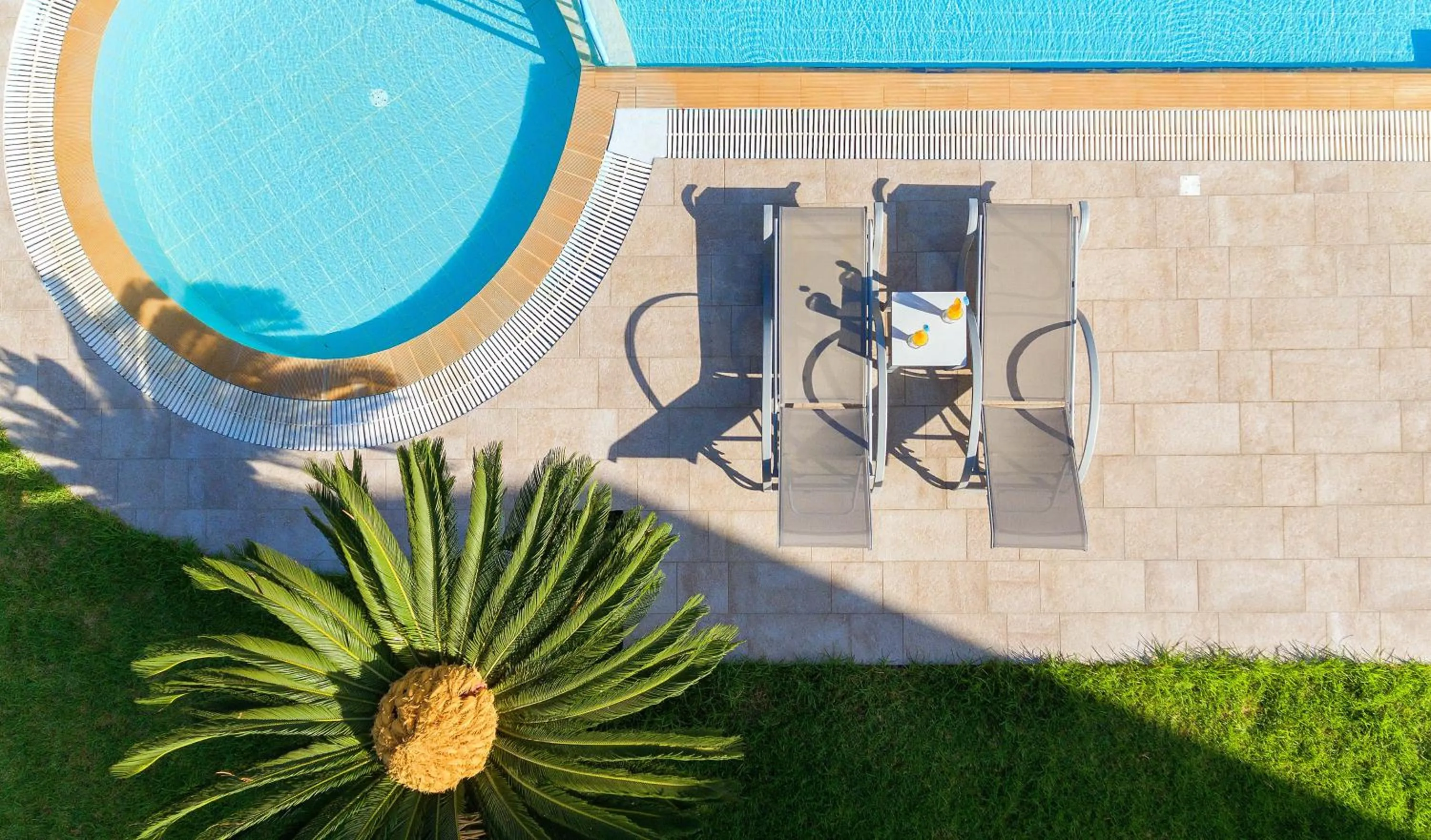 Swimming pool in Celestial Lindos Suites