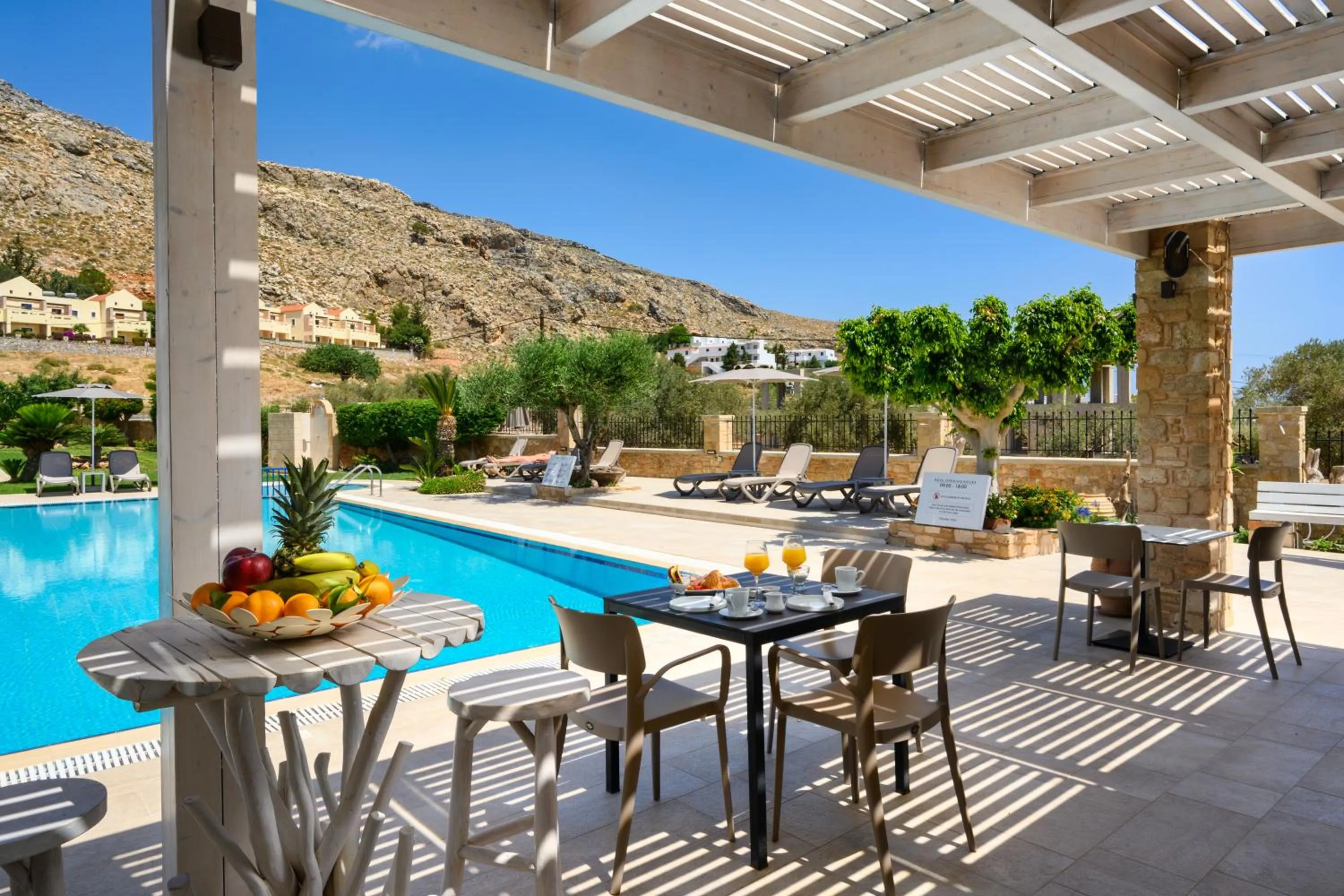 Natural landscape in Celestial Lindos Suites