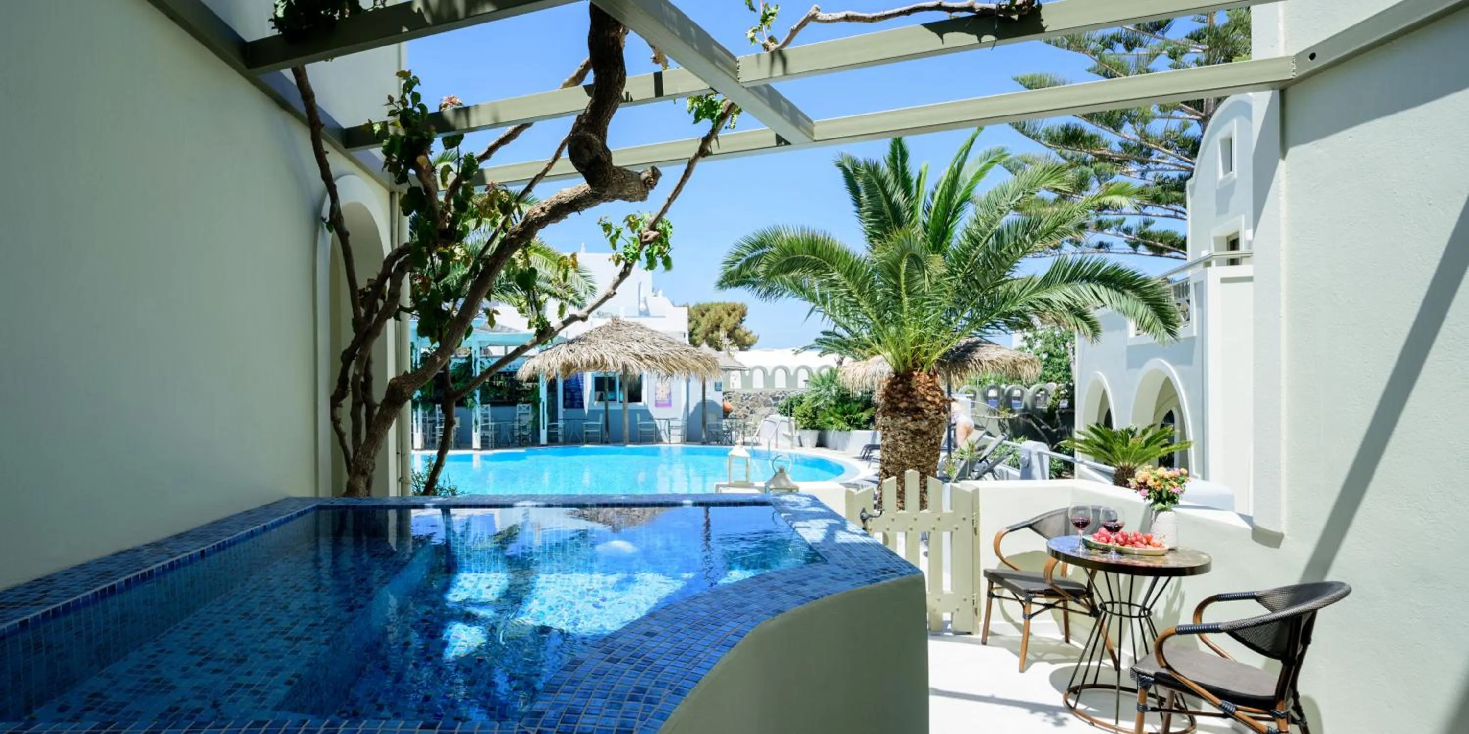 Hot Tub in Zephyros Hotel