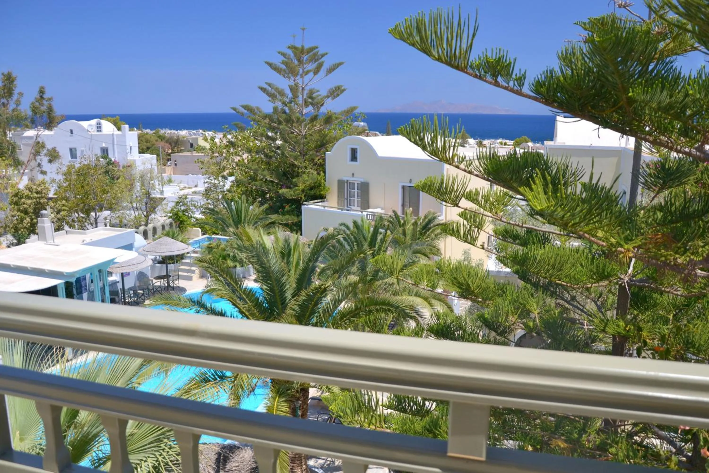 Pool view in Zephyros Hotel