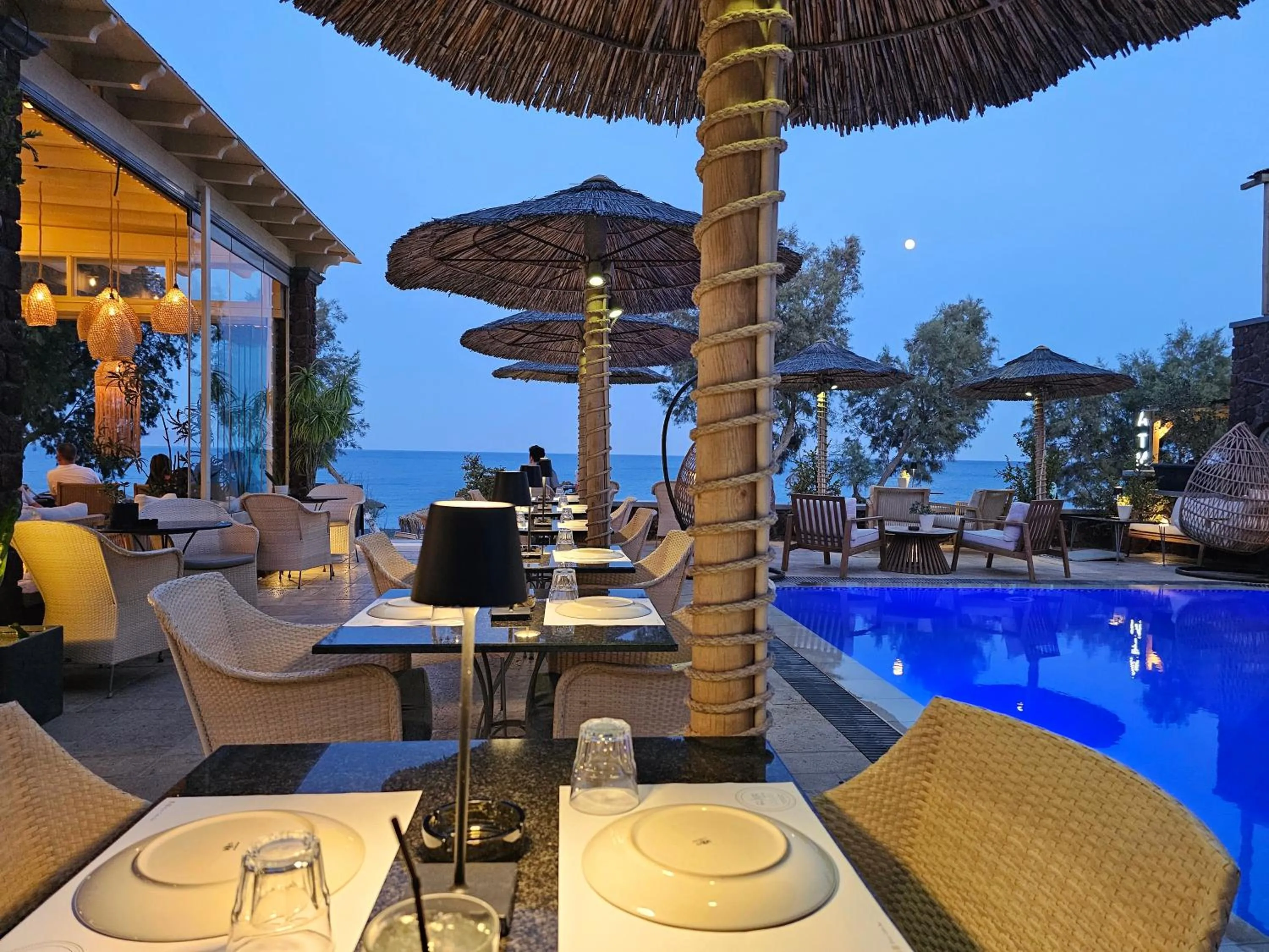 Patio in Elixir Del Mar on the Beach