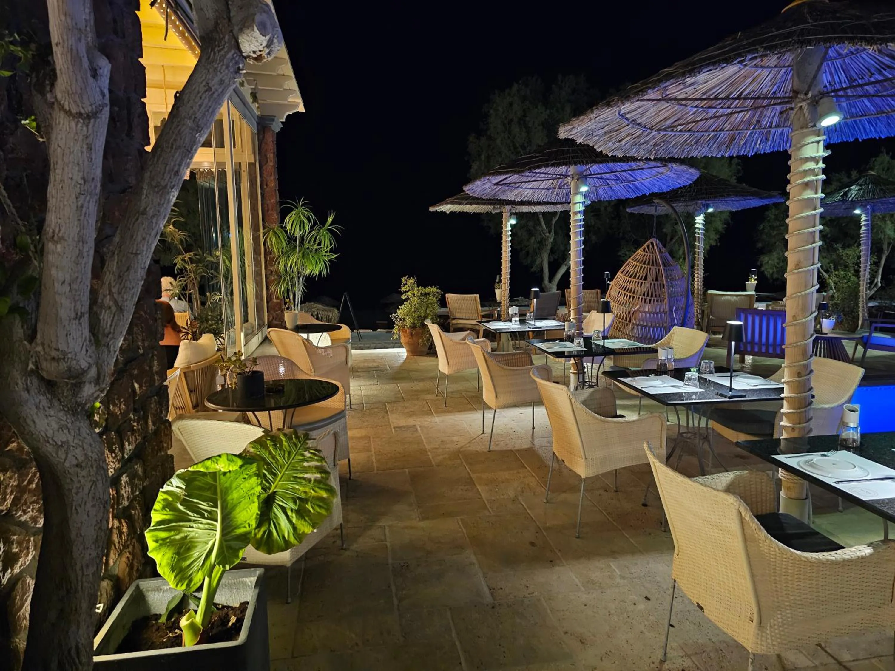Patio in Elixir Del Mar on the Beach