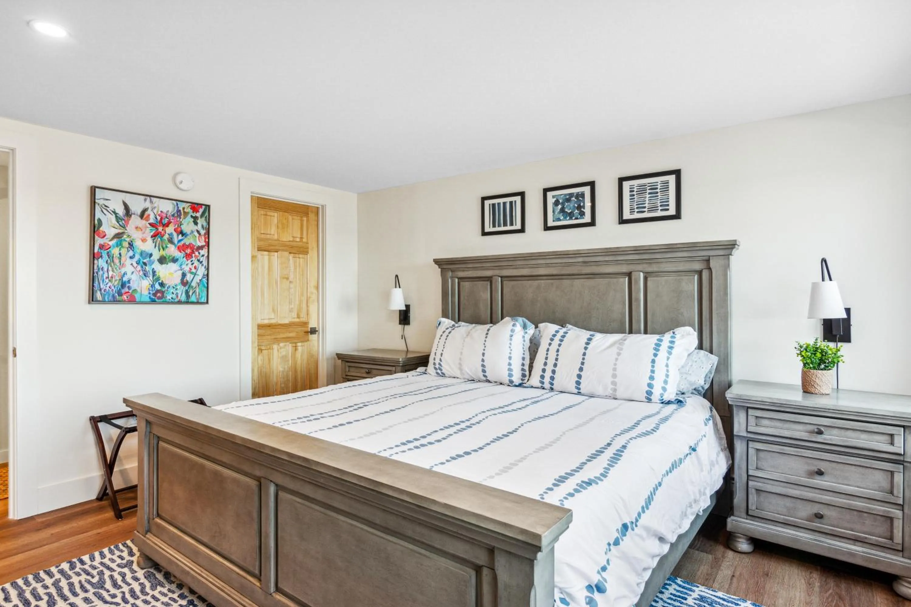 Bed in Lakeshore Vermont