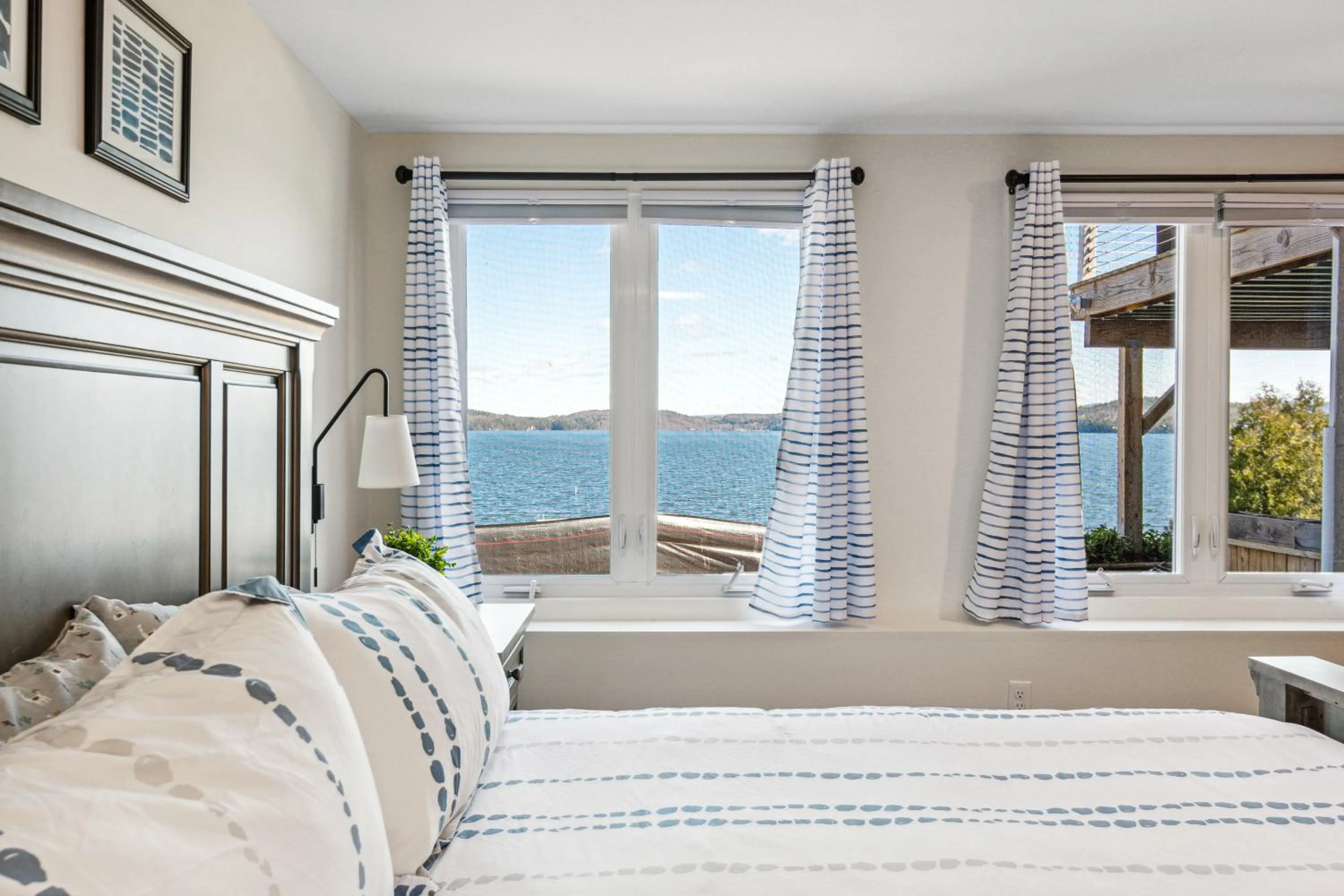 Bed in Lakeshore Vermont