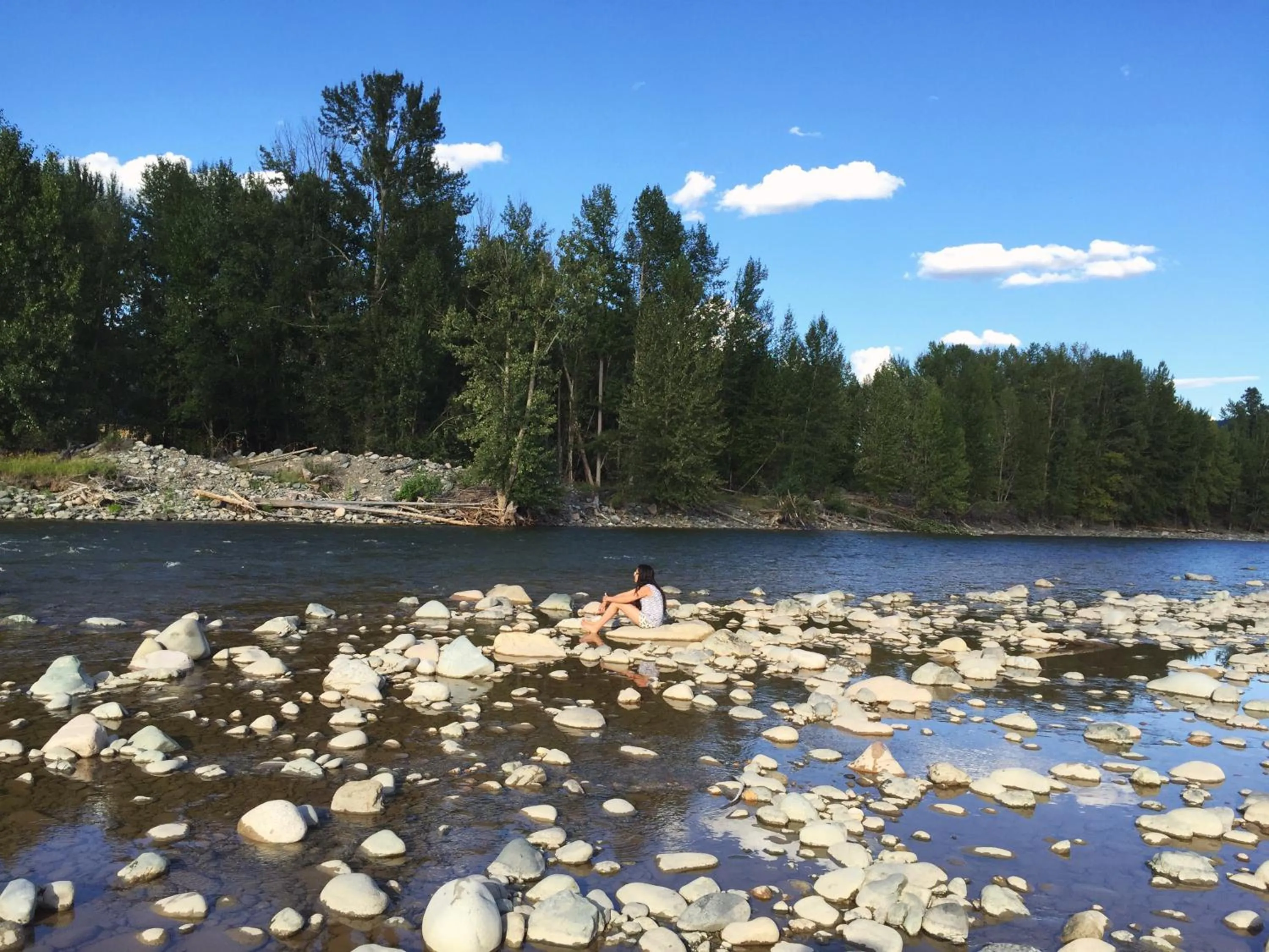 Beach in Evergreen Motel