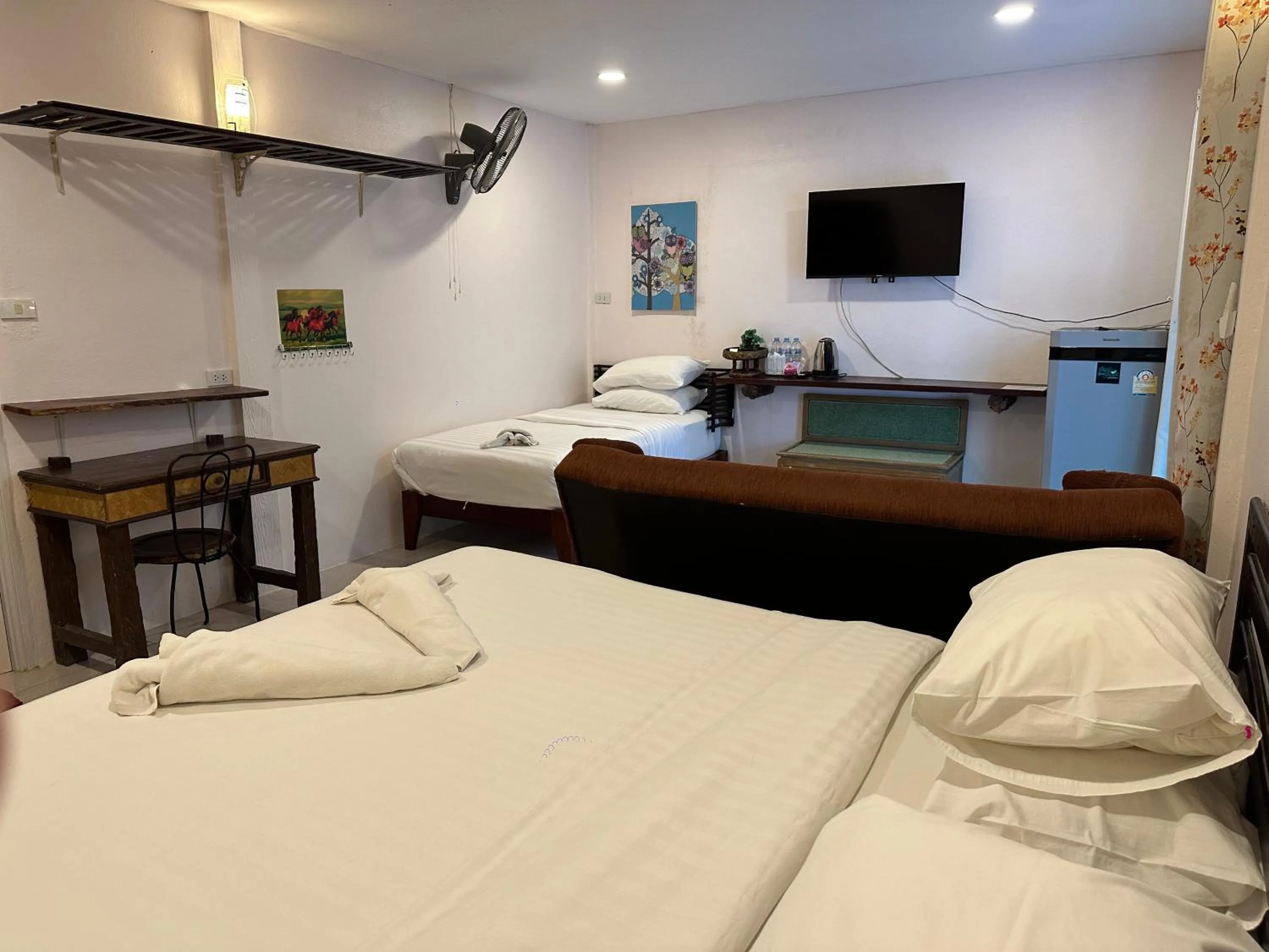 Bedroom, Bed in Sea-Sun Bungalow & Resort