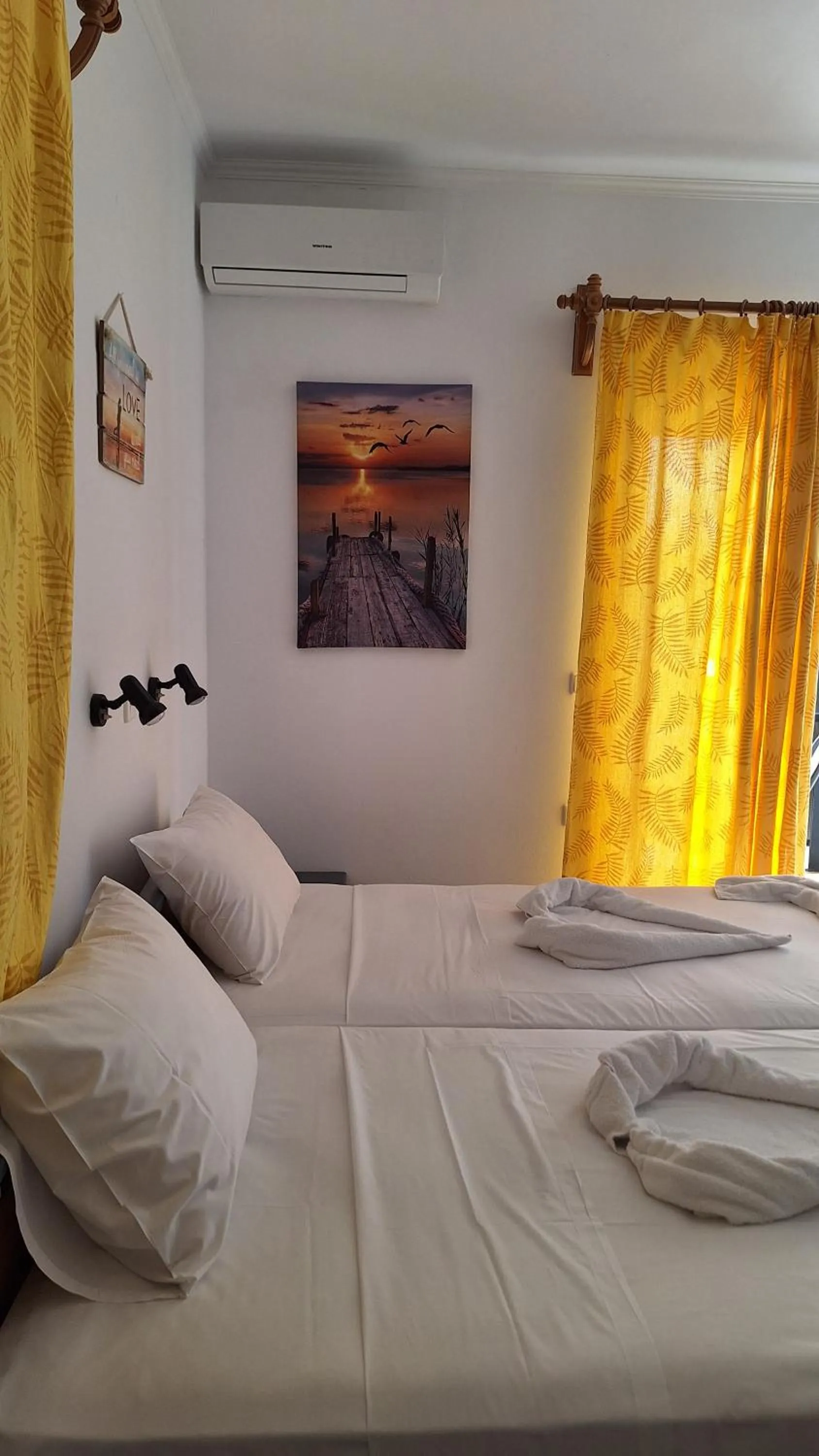 Bed in Kalliopi Studios - Apartments