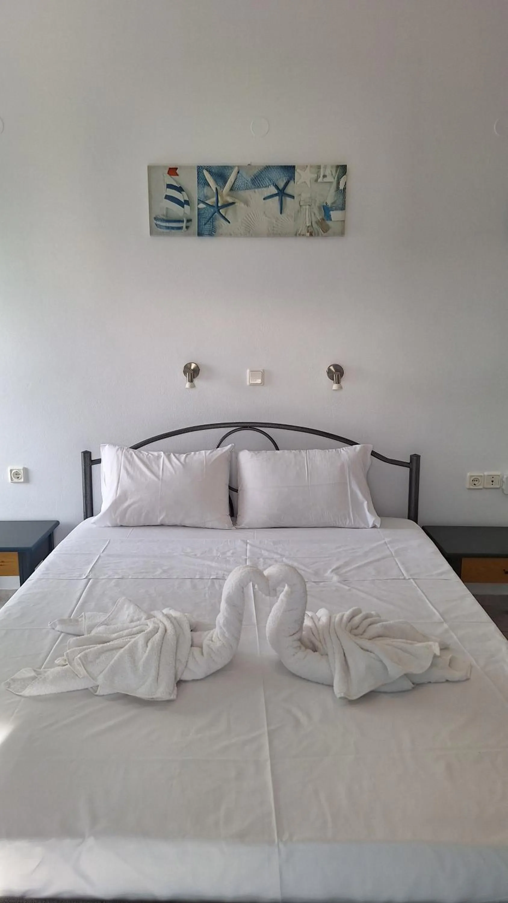 Bed in Kalliopi Studios - Apartments