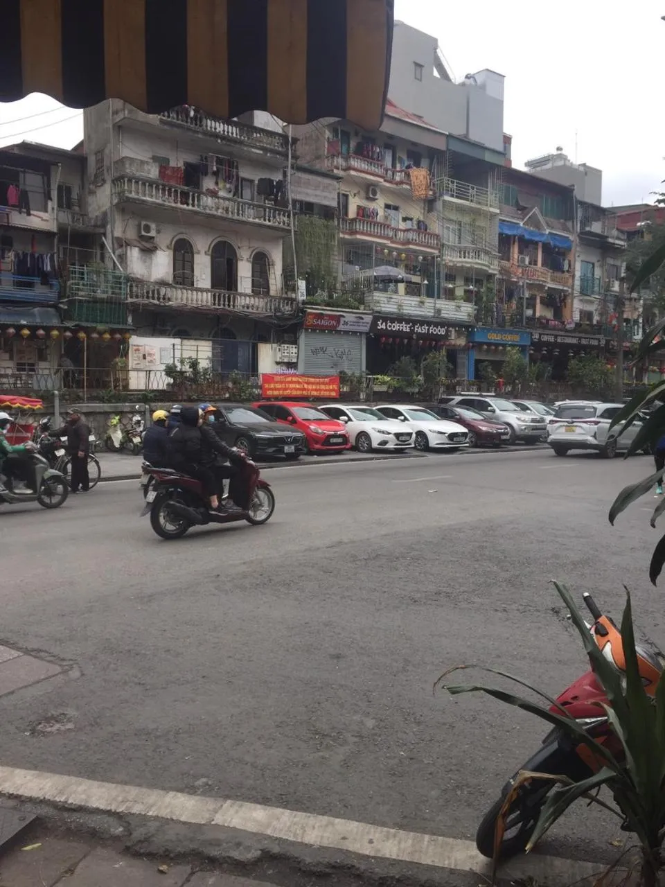 Street view in MH Hanoi Hotel