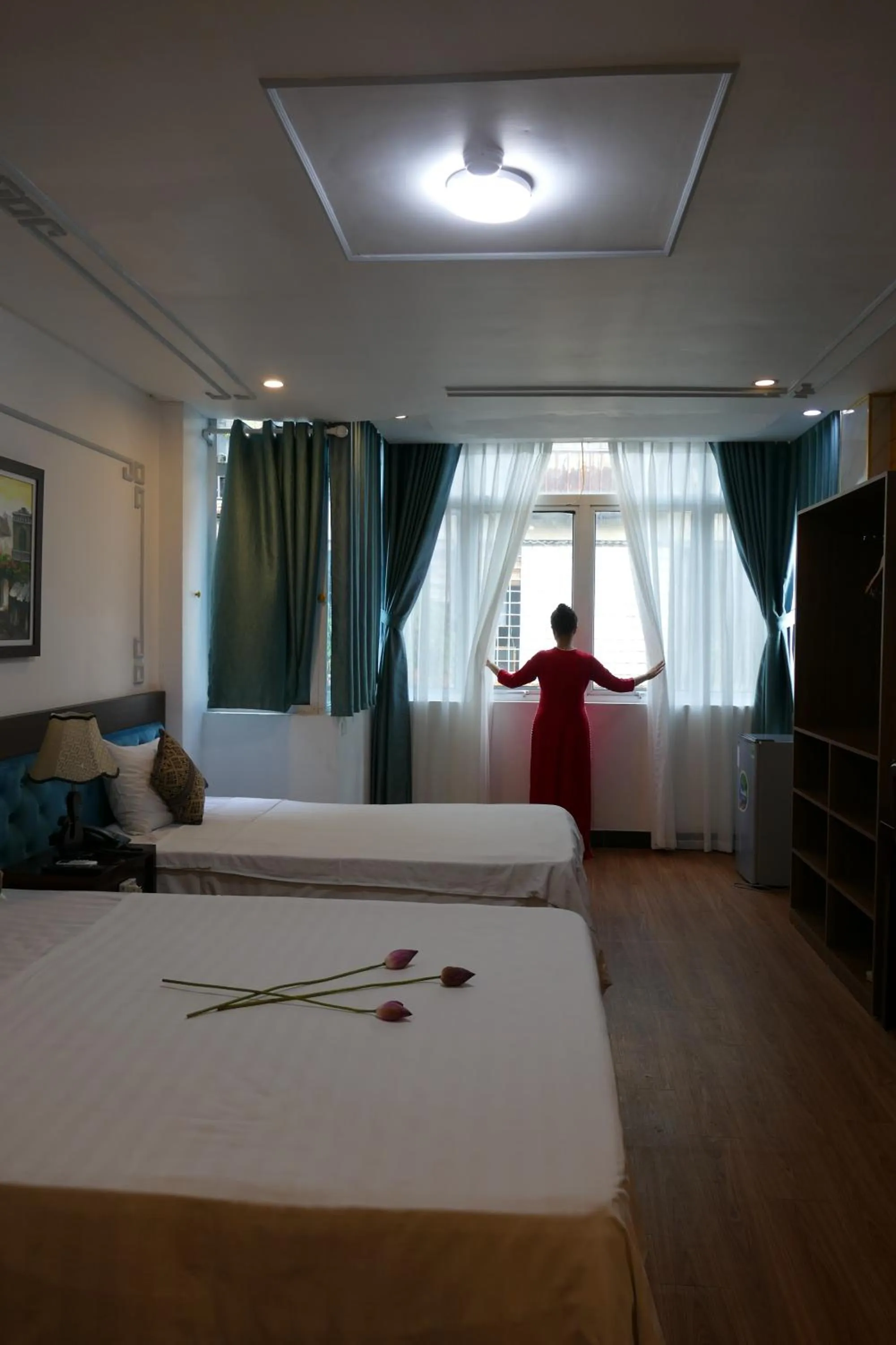 Bed in MH Hanoi Hotel