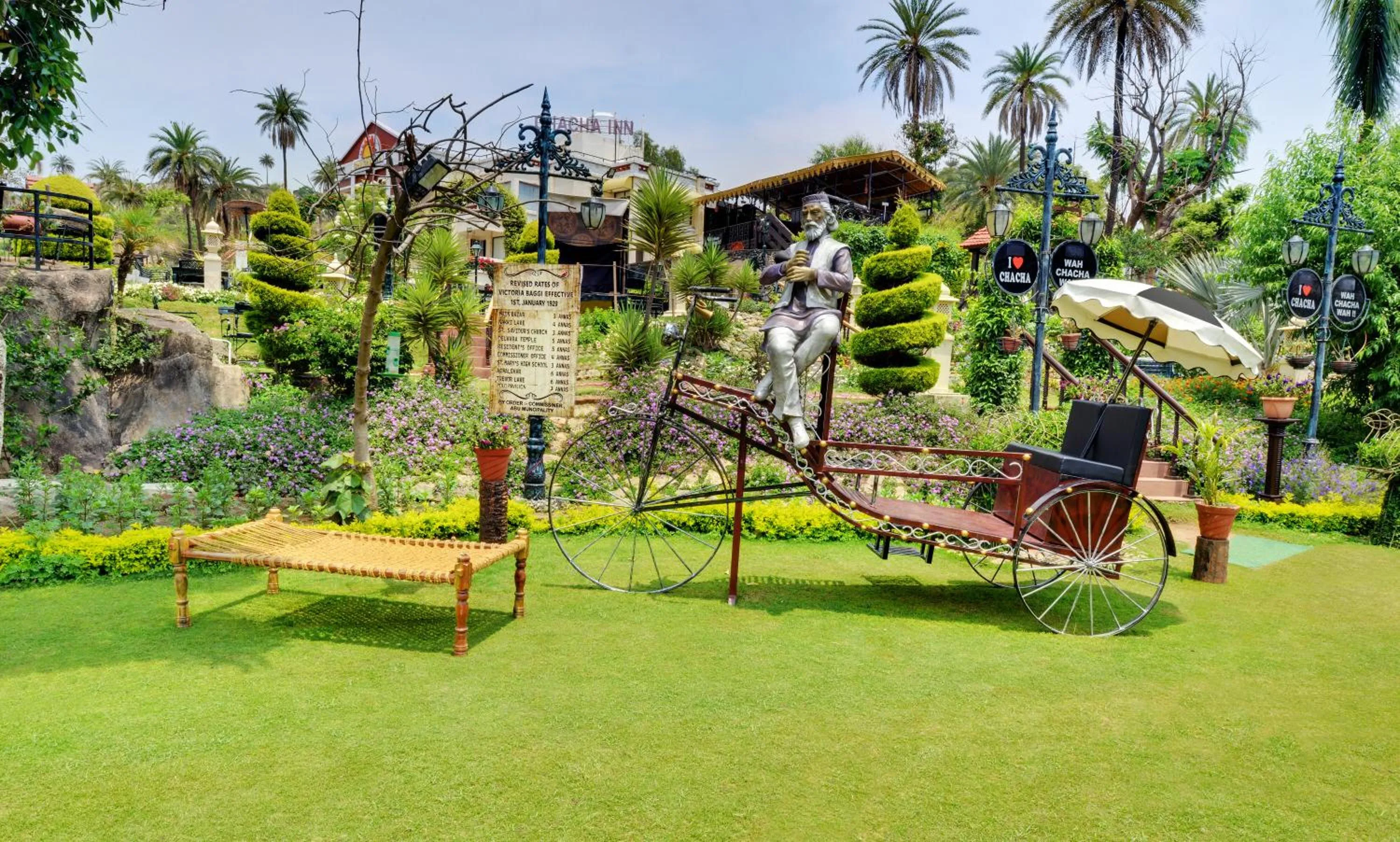 Garden view in Chacha Inn The Garden Retreat