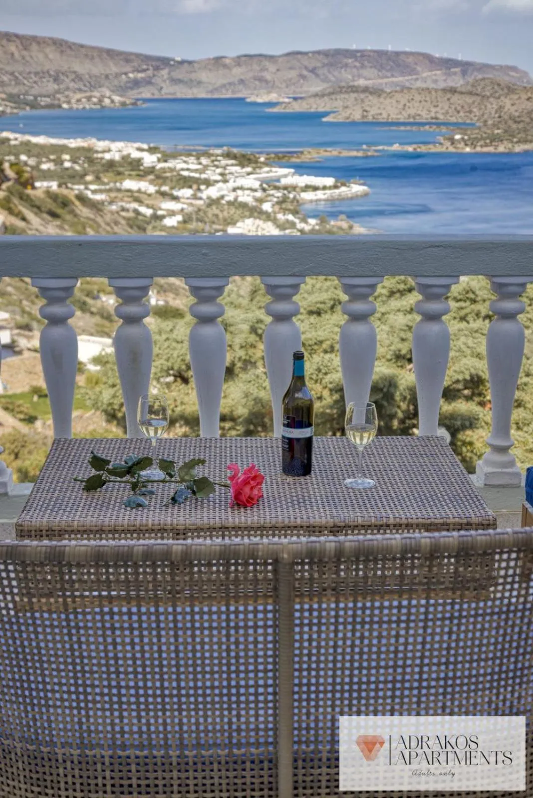 Balcony/Terrace in Adrakos Apartments (Adults Only)