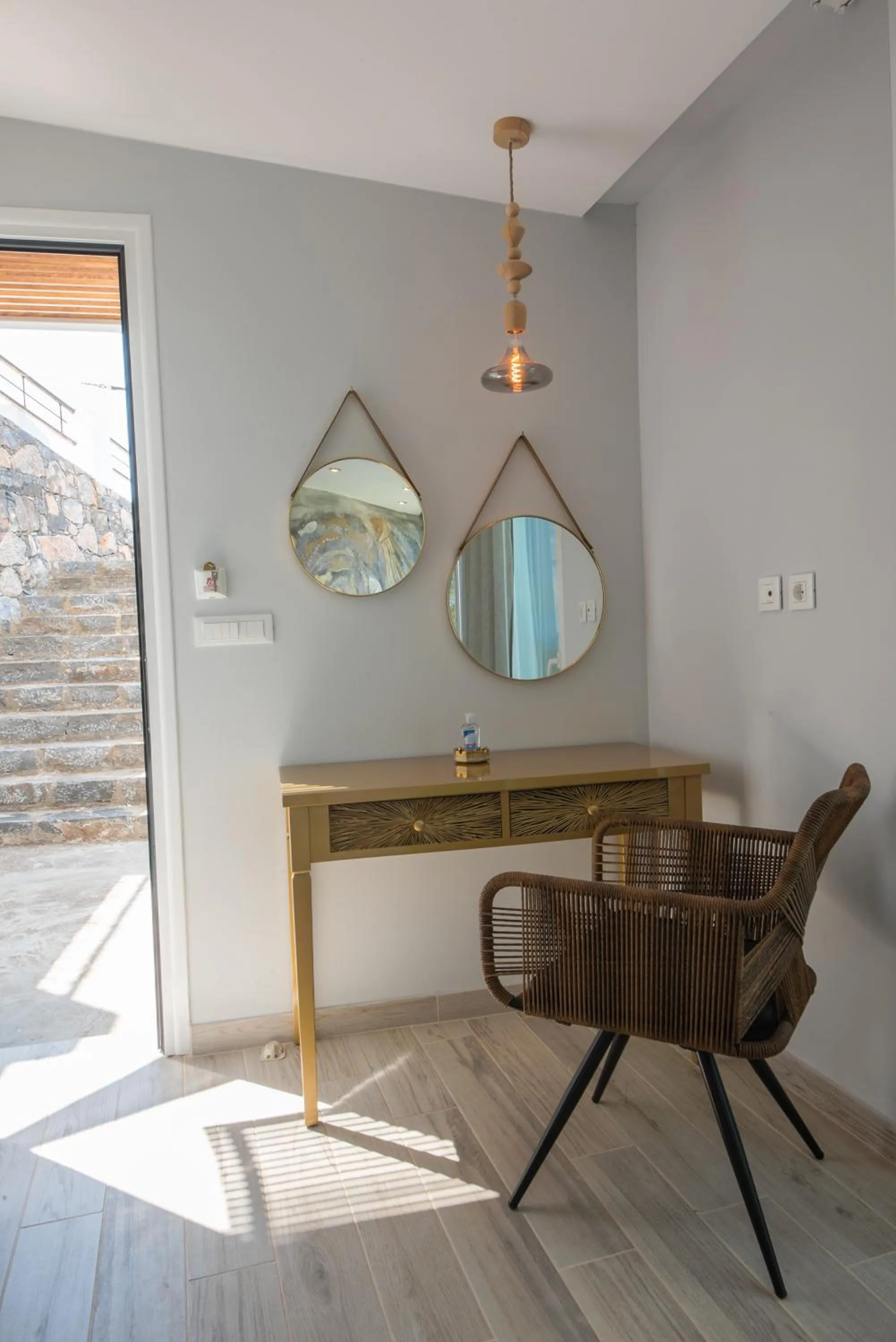 Decorative detail in Adrakos Apartments (Adults Only)