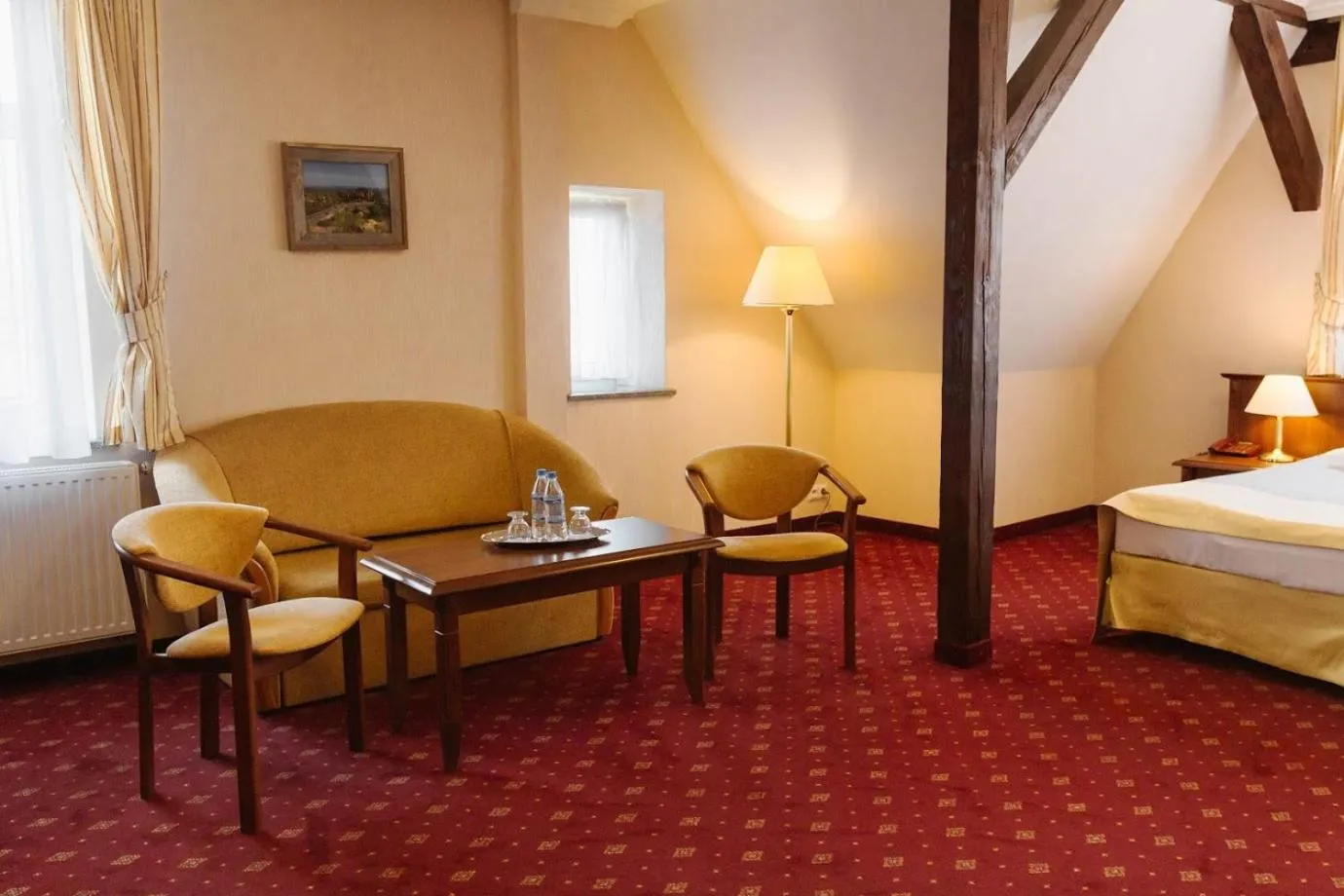 Bed in Hotel Jakub Sobieski