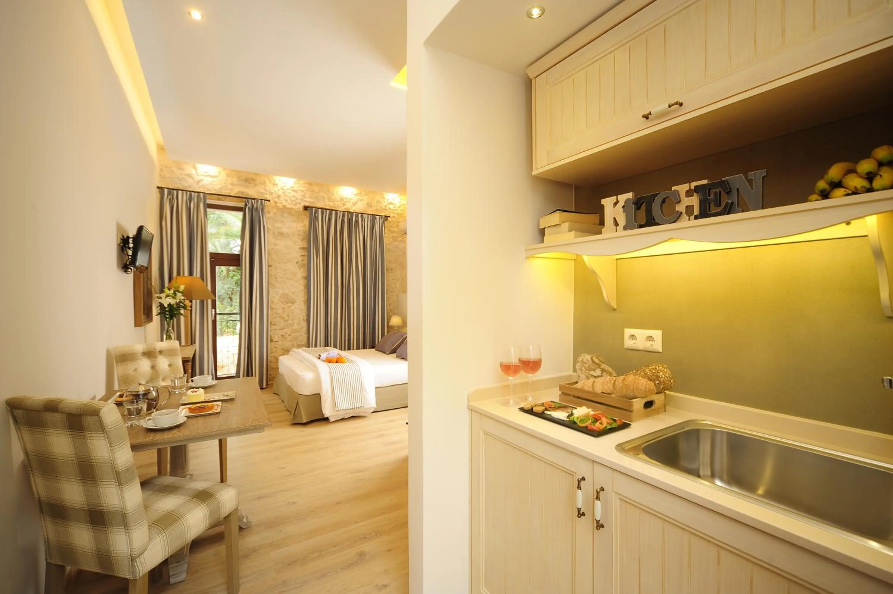 Kitchen or kitchenette in Pepi Boutique Hotel (Adults Only)