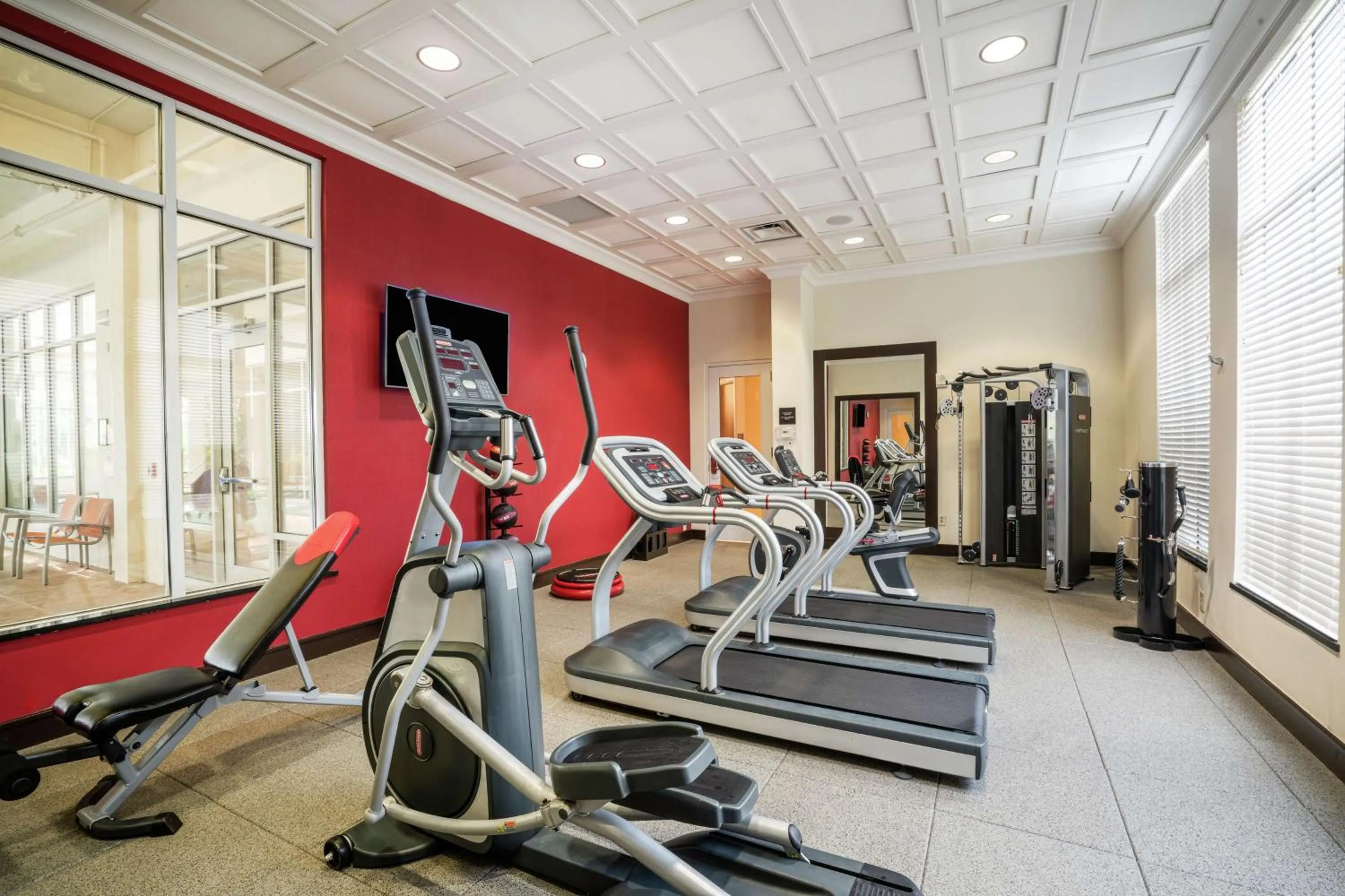 Fitness centre/facilities in Hilton Garden Inn Dalton